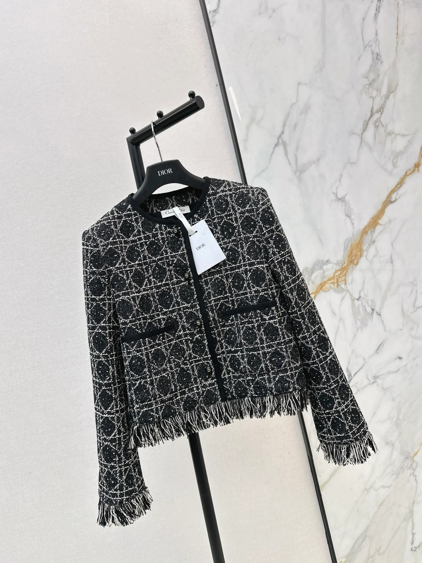 CD 25fw fringe jacket