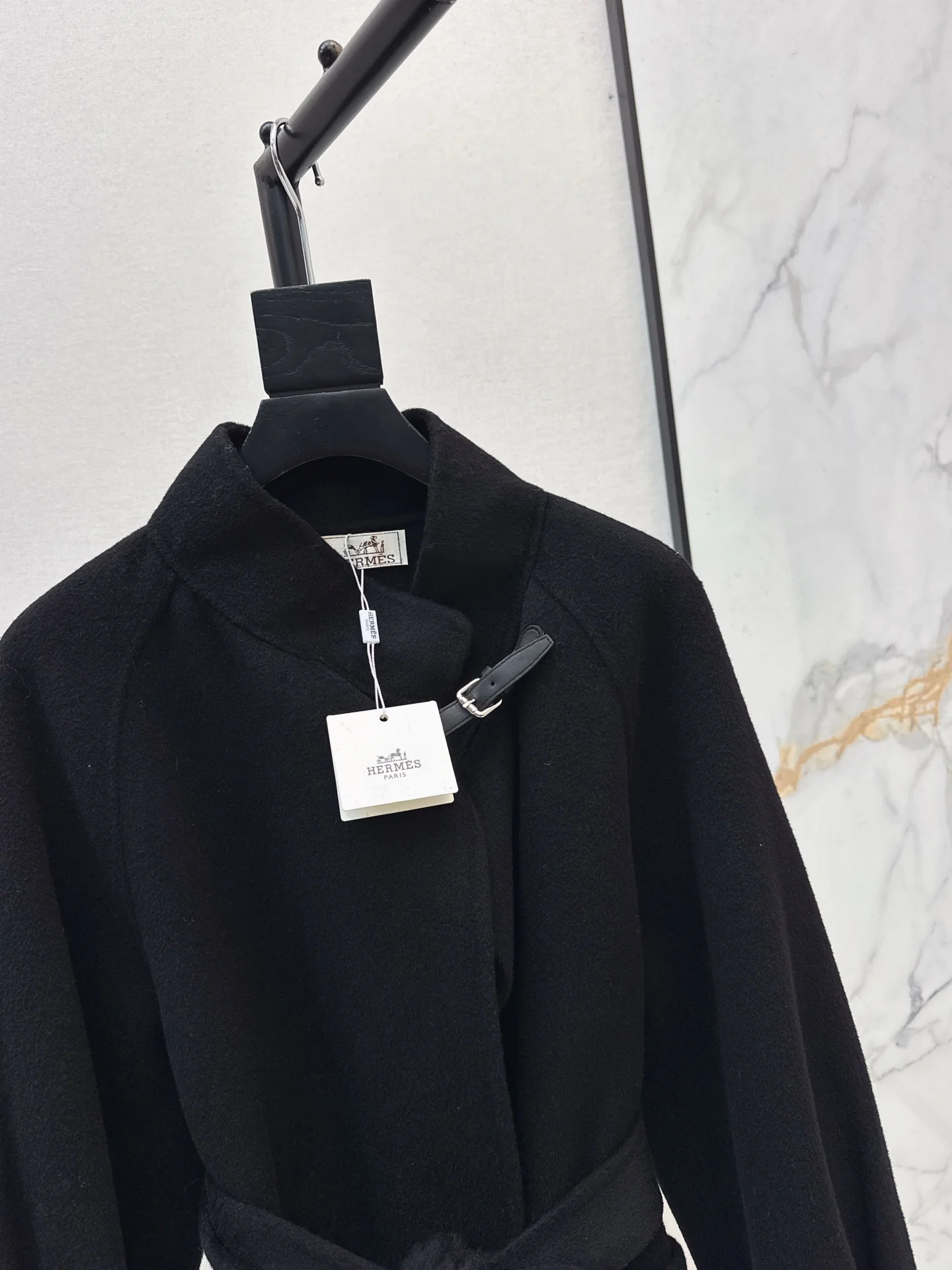 Her 25fw woolen belted overcoats