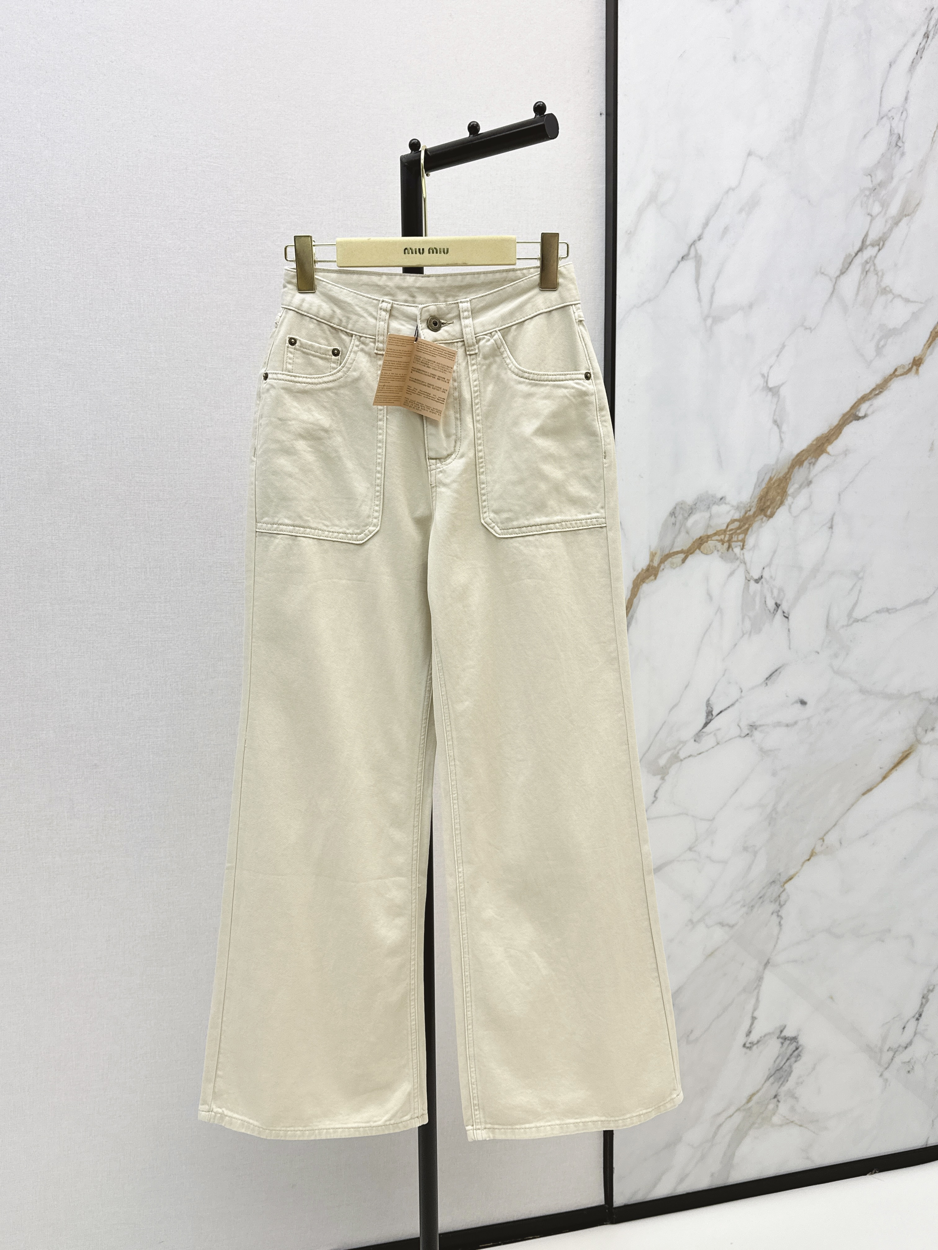 Miu 26ss straight-leg jeans