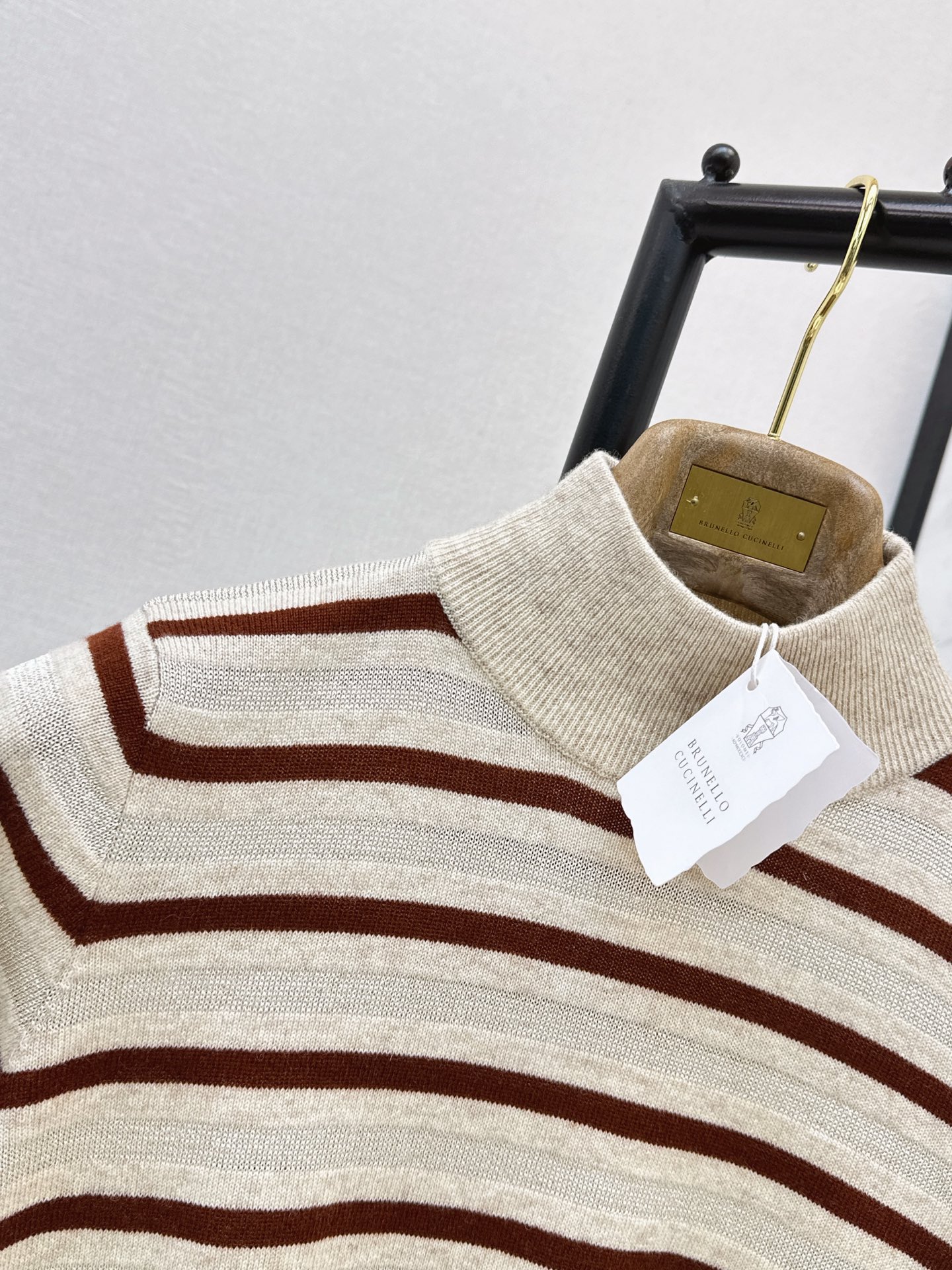 Brun 26ss stripe knitwear