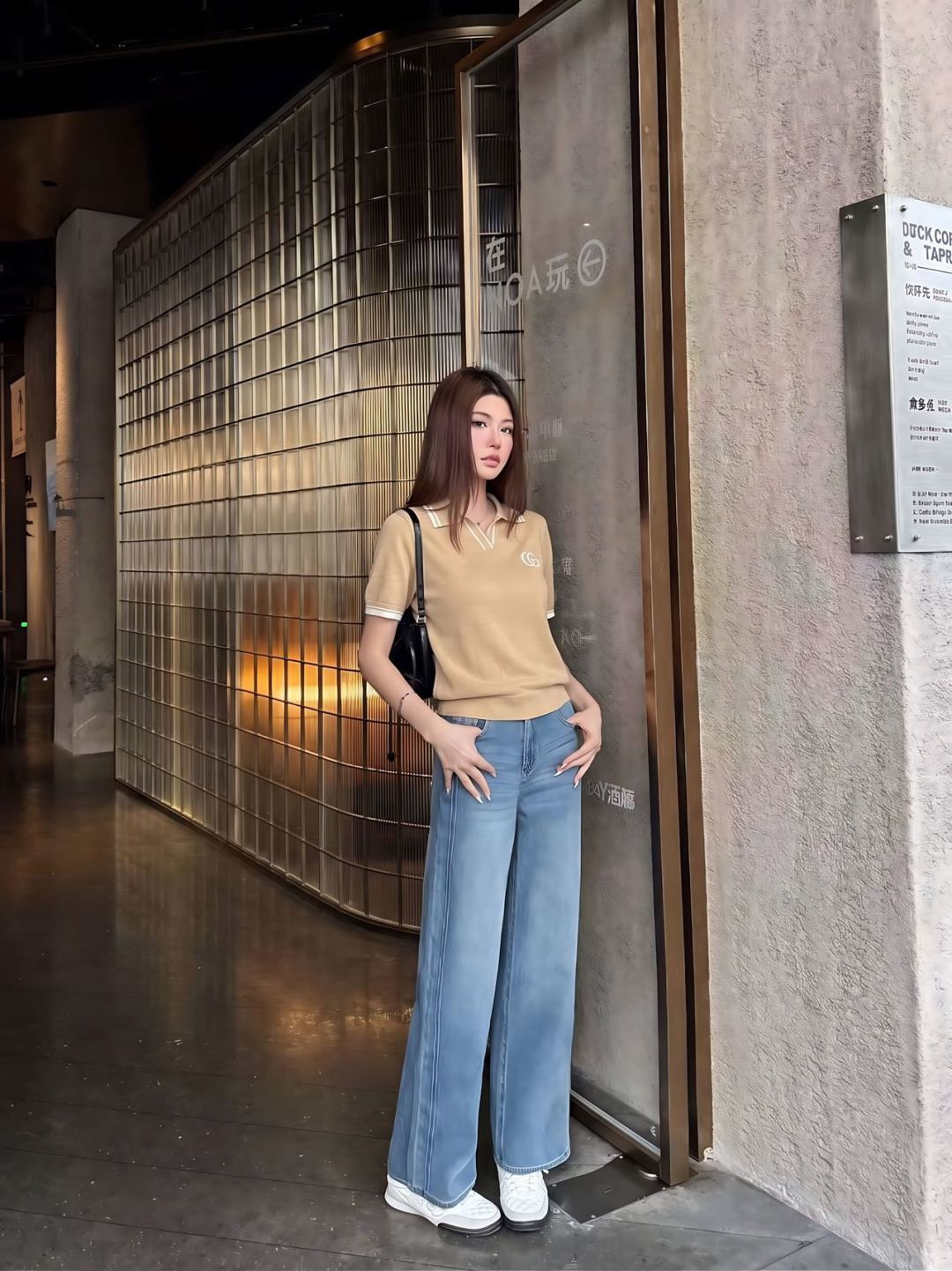 Guc 26ss embroidery knitwear
