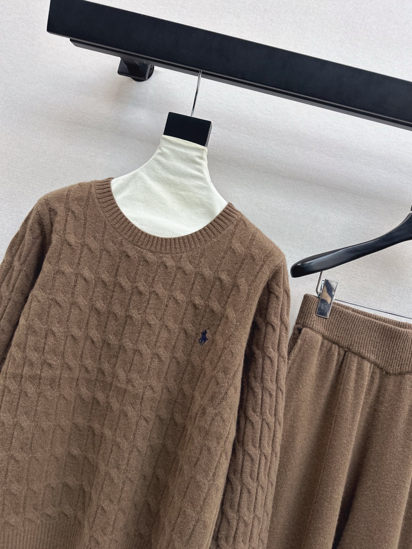 Ralp 25fw wool sweater +wide-leg pants