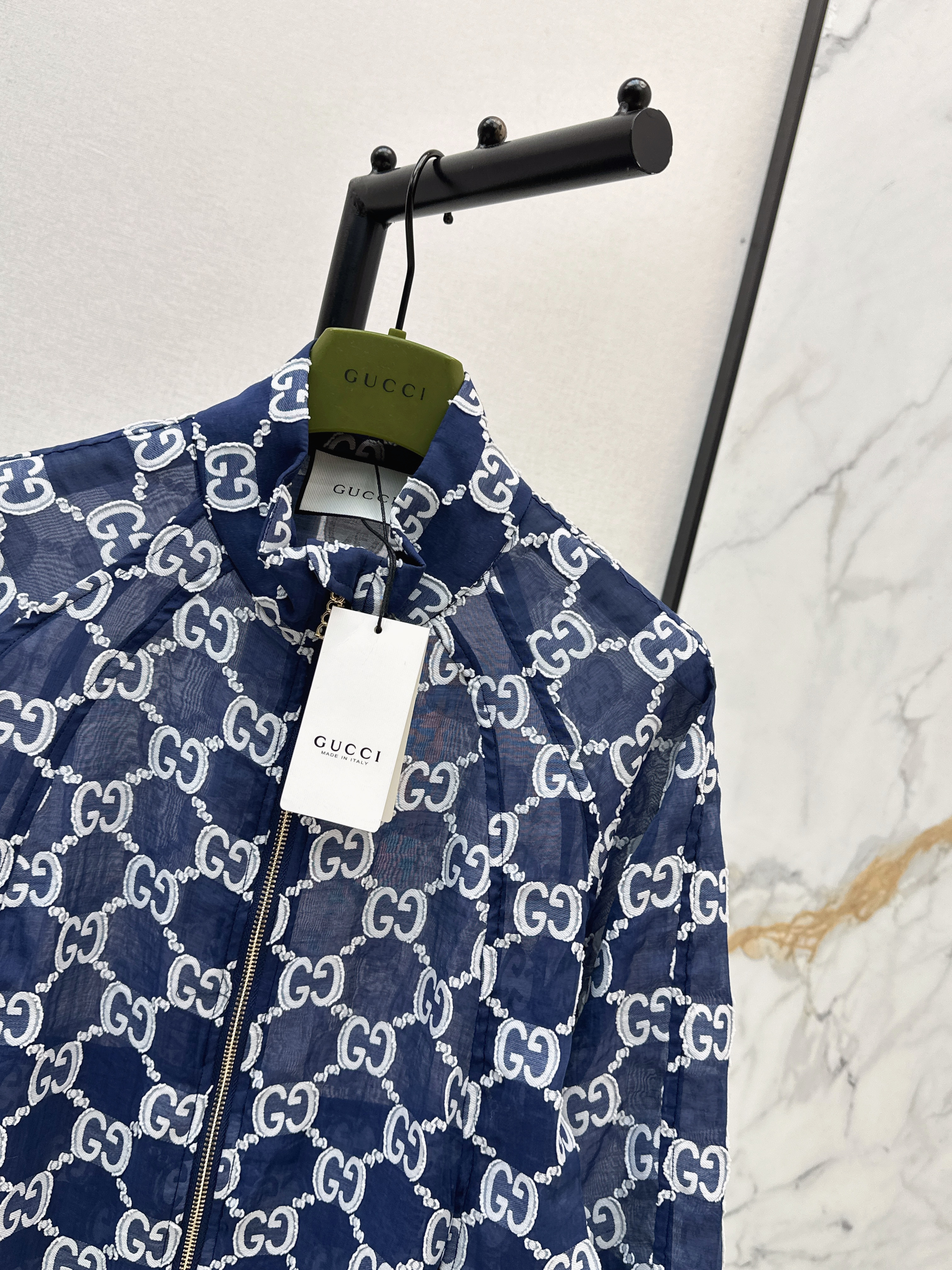 Guc 26SS Monogram Print Cropped Jacket