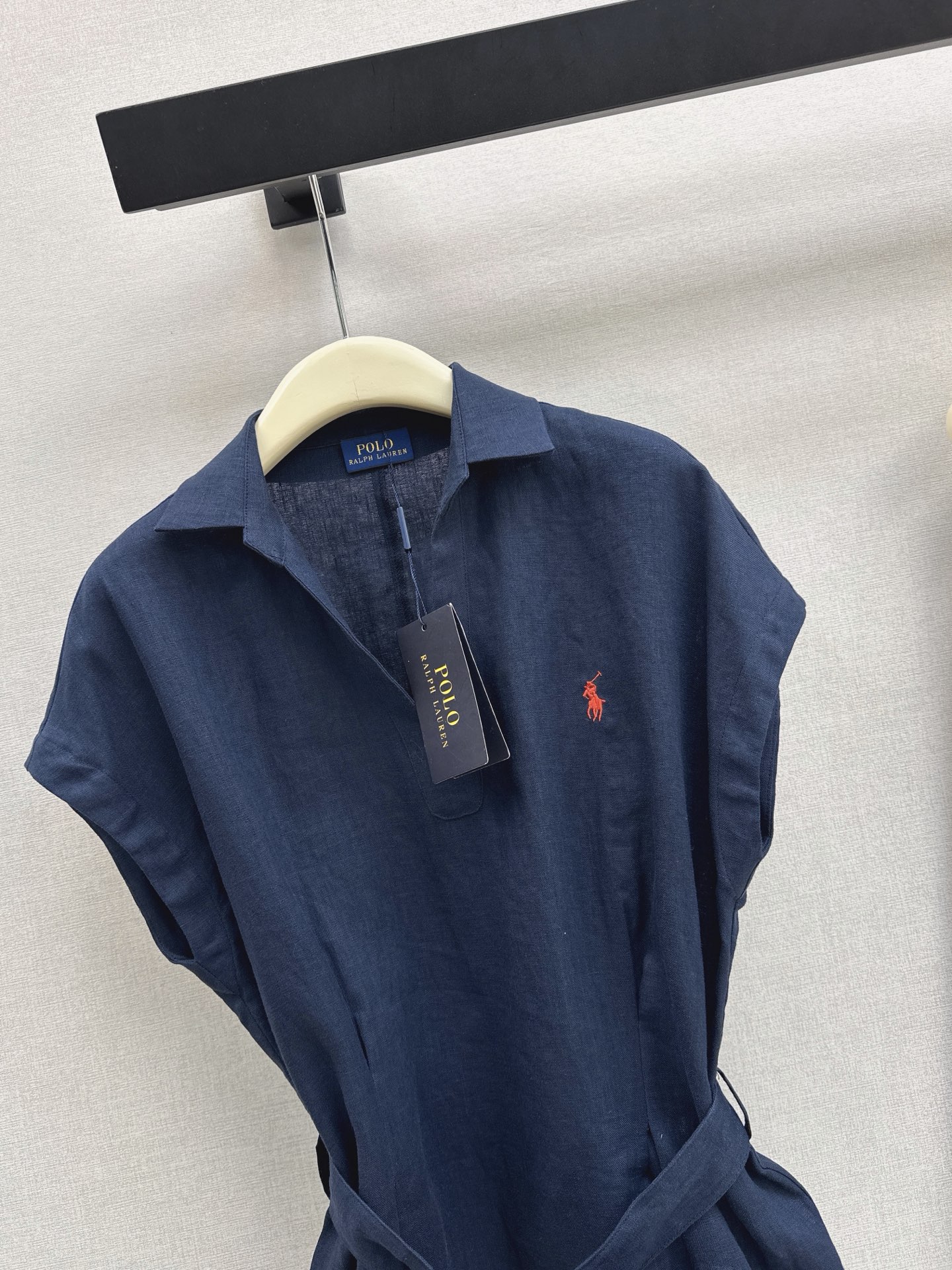 Ralp 26ss embroidery sleeveless shirt