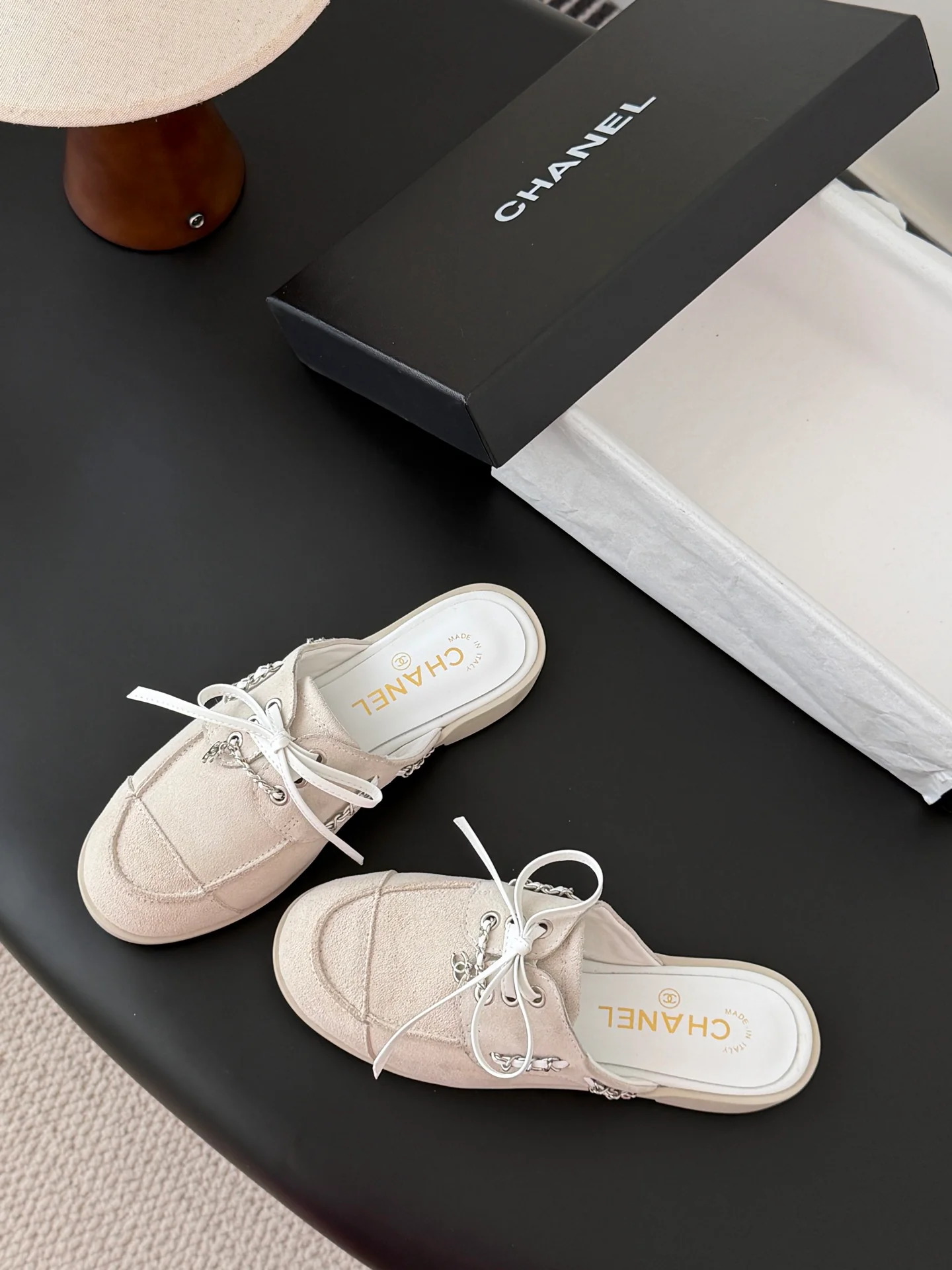 Chan 26ss slip-on shoes