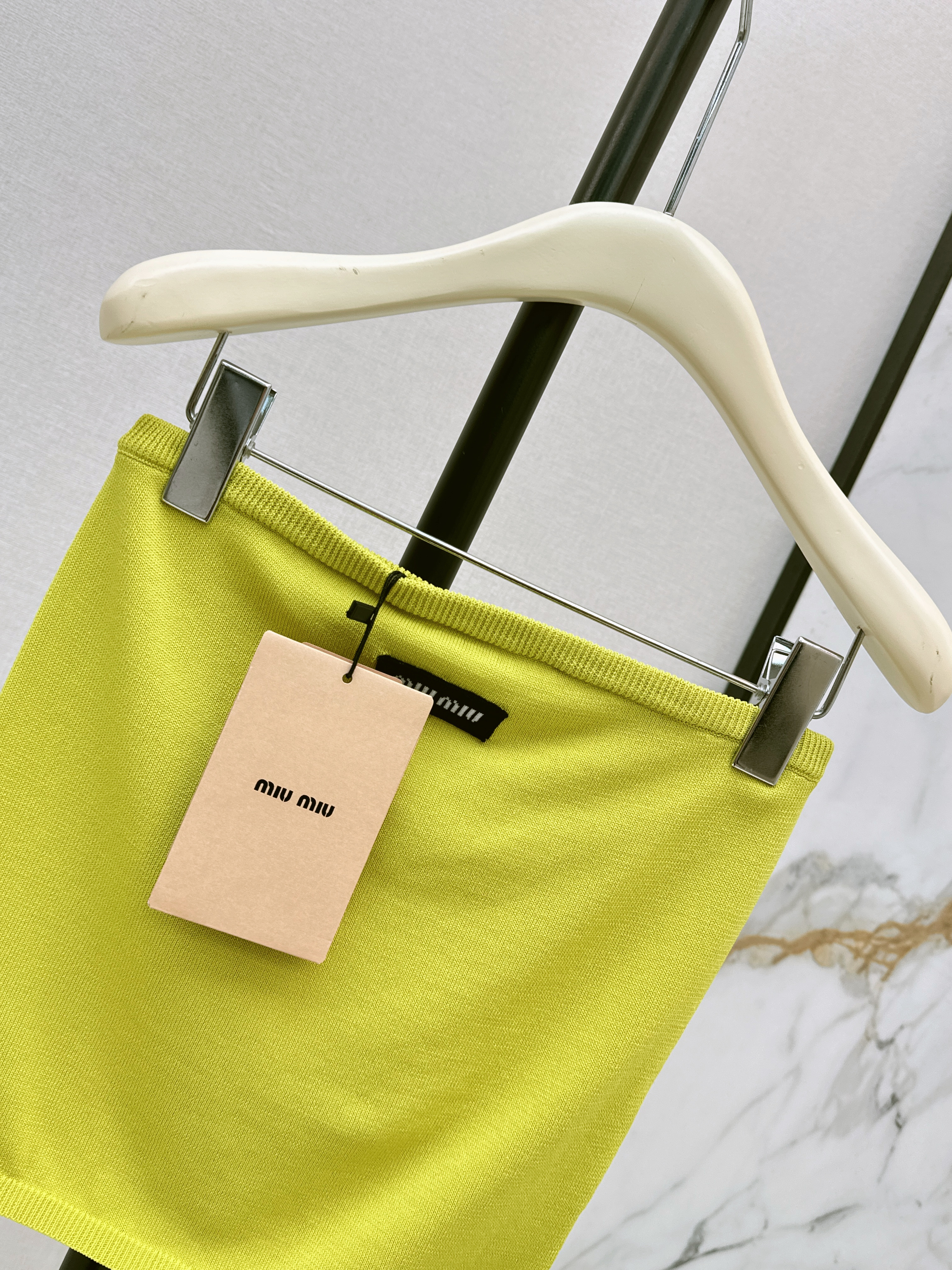 Miu 26ss knit tube top