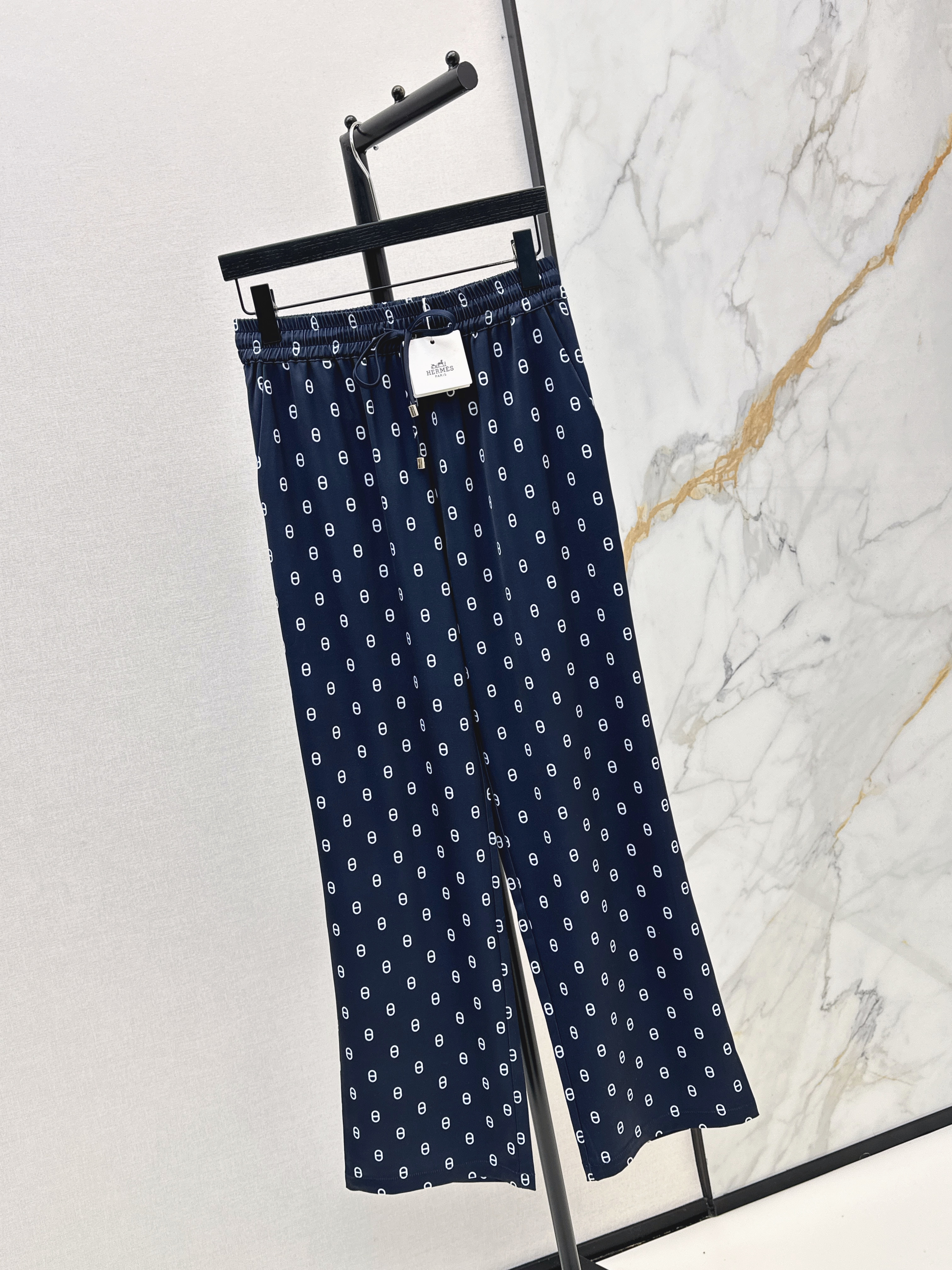 Her 26ss print wide leg pants