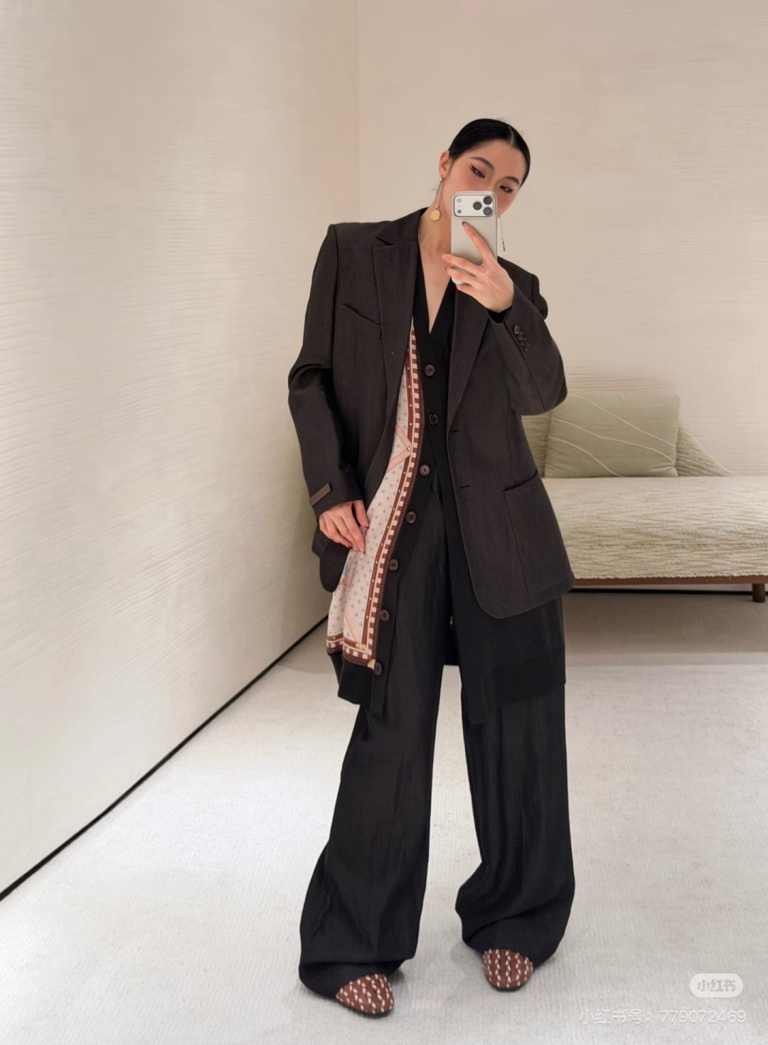 Loui 26ss print contract knitwear