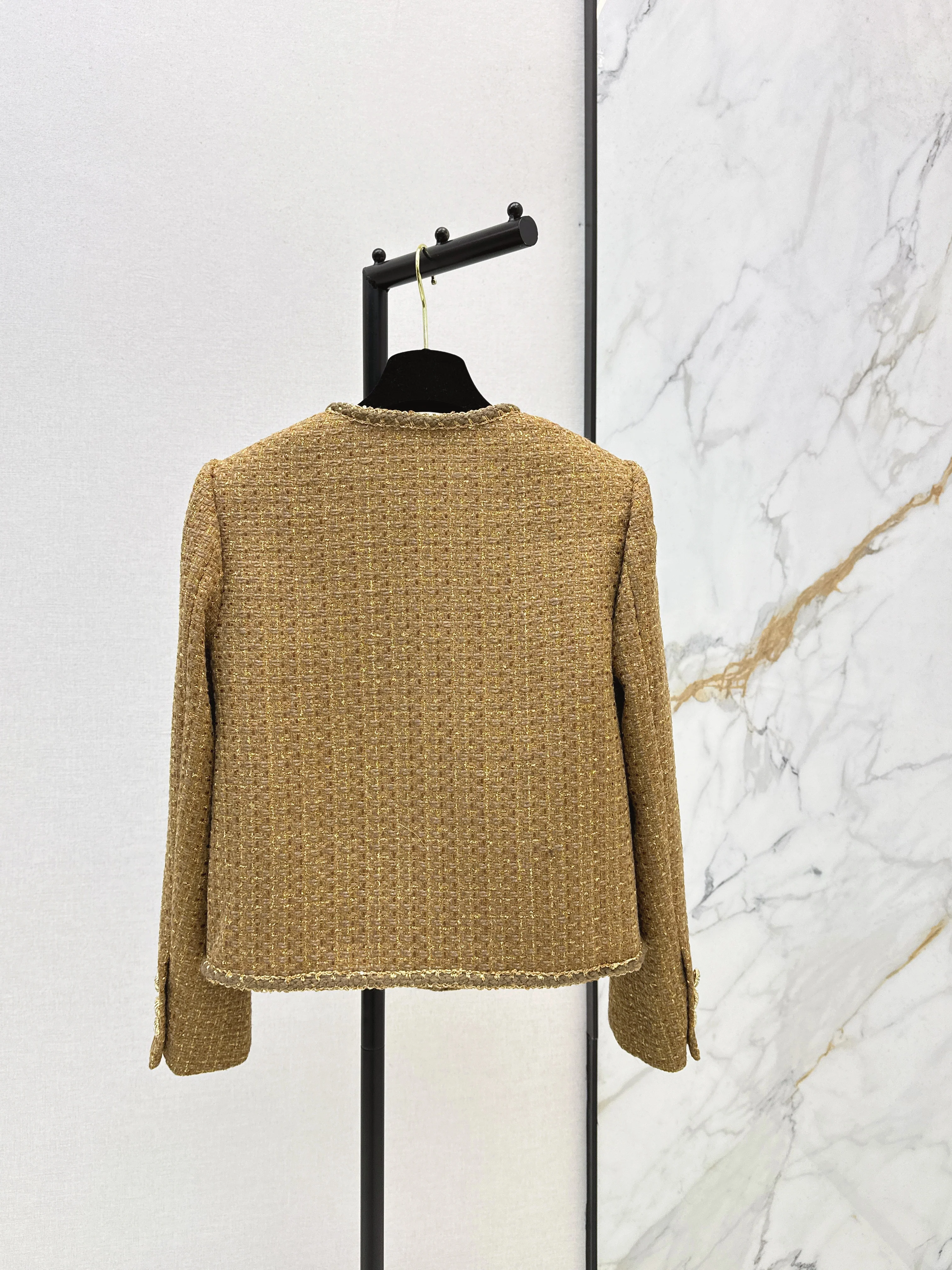 Chan 26ss woven tweed jacket
