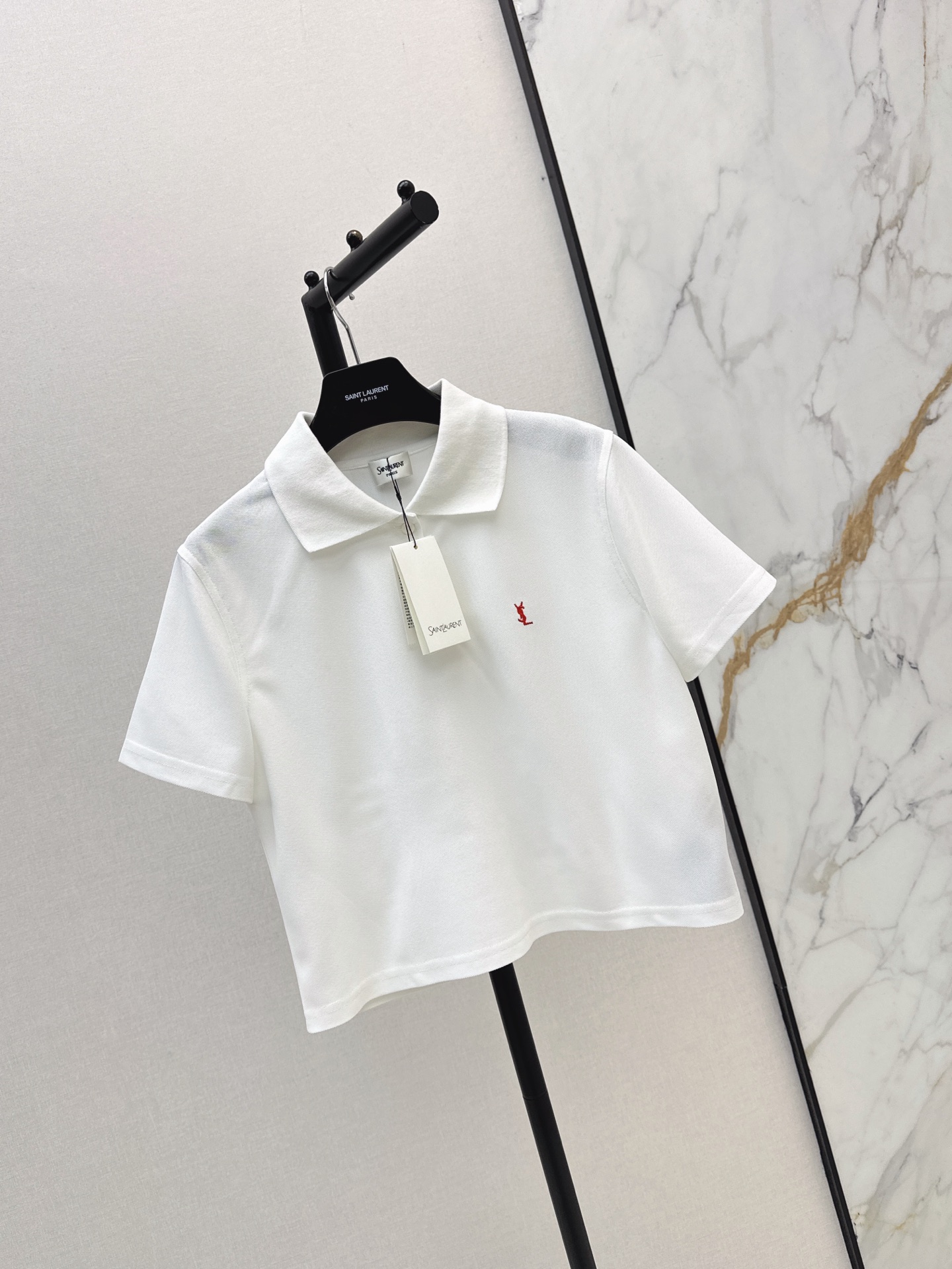 Sain 26ss cropped polo