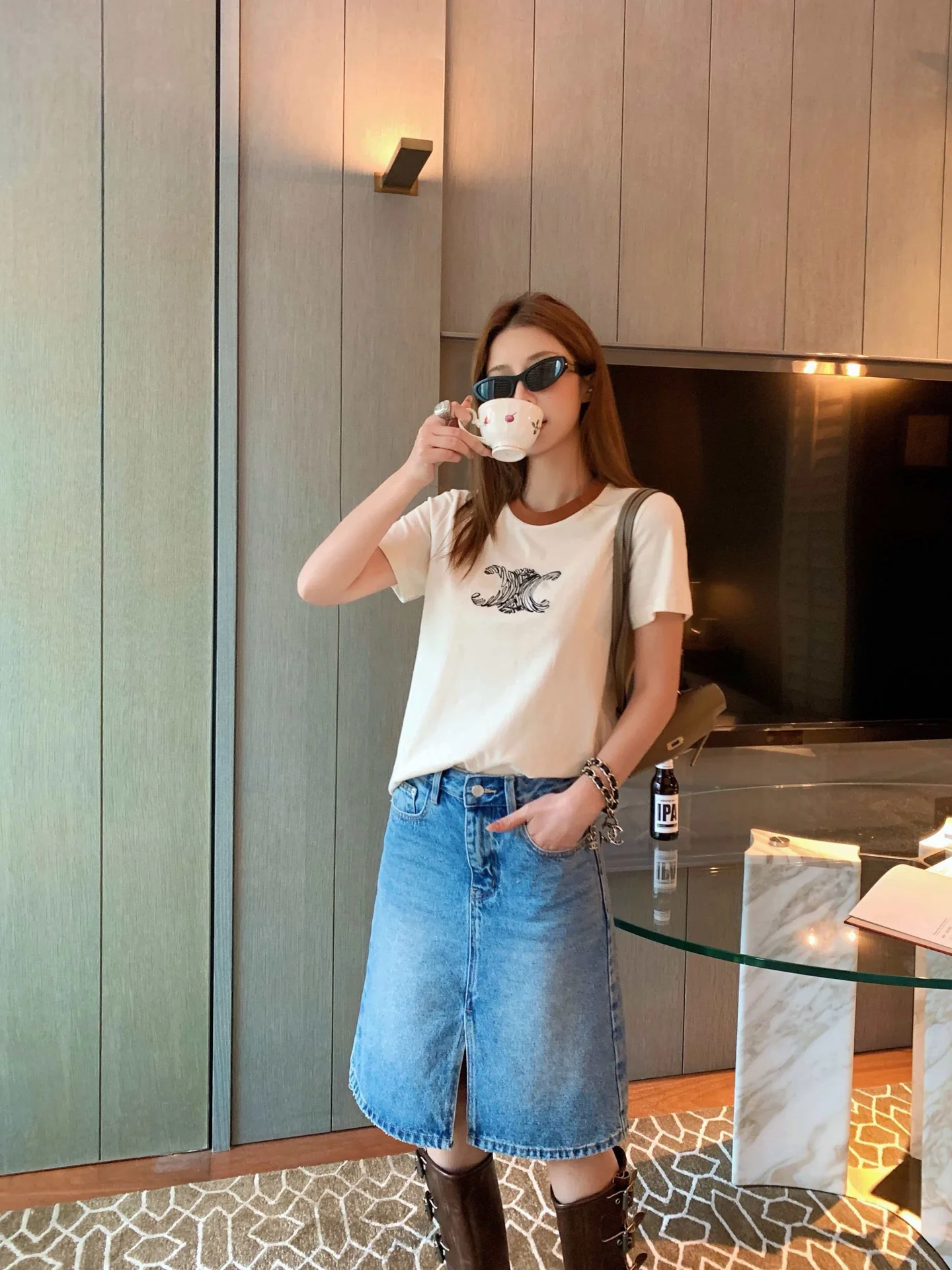 Celi 26ss embroidery t-shirts