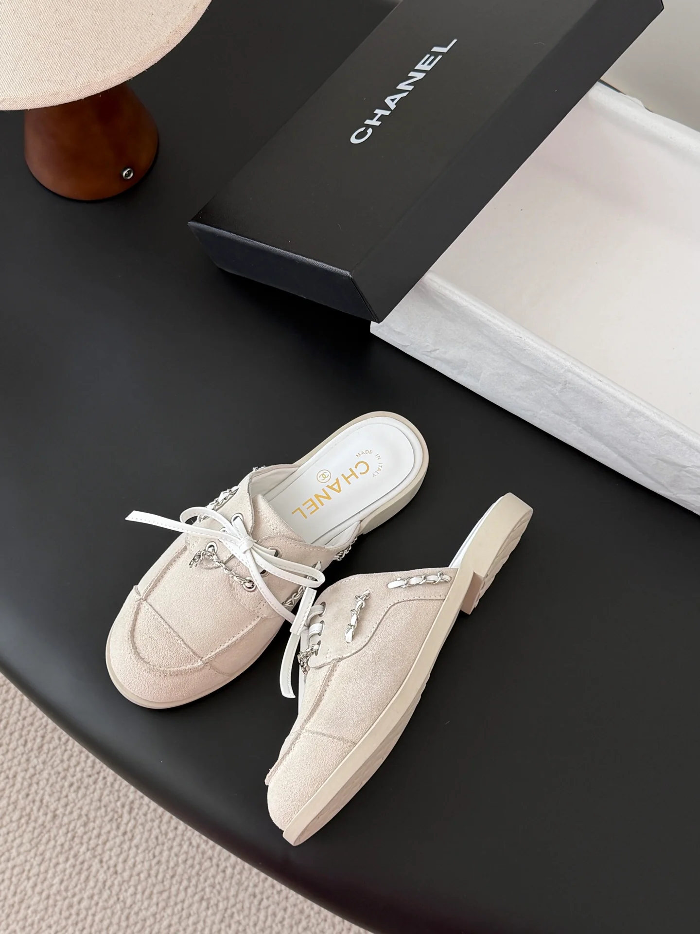 Chan 26ss slip-on shoes