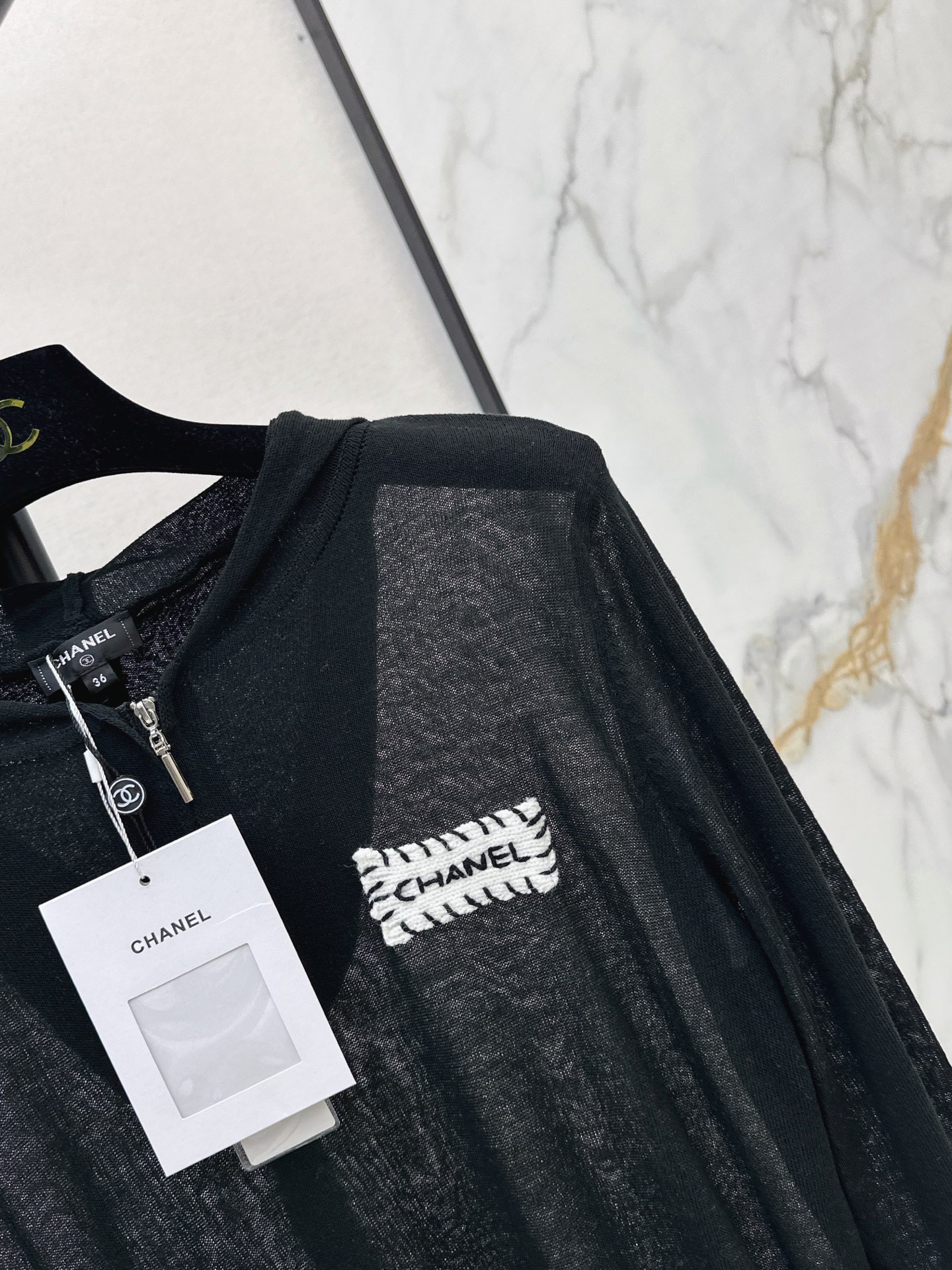 Chan 26ss hooded knitwear