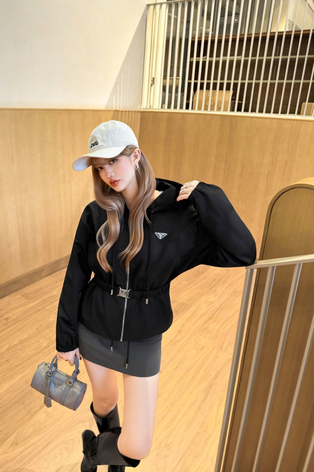 Pra 26ss hooded jacket