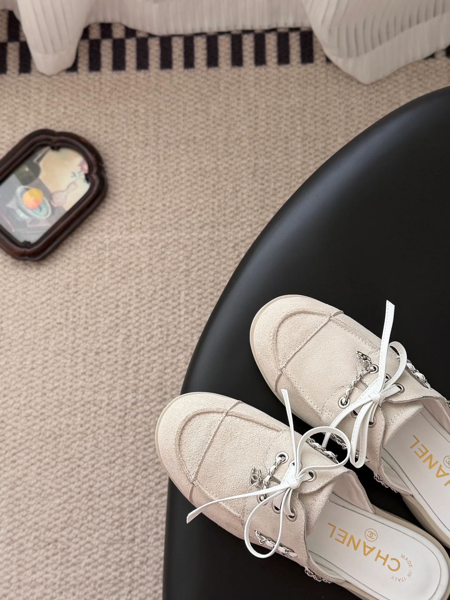 Chan 26ss slip-on shoes