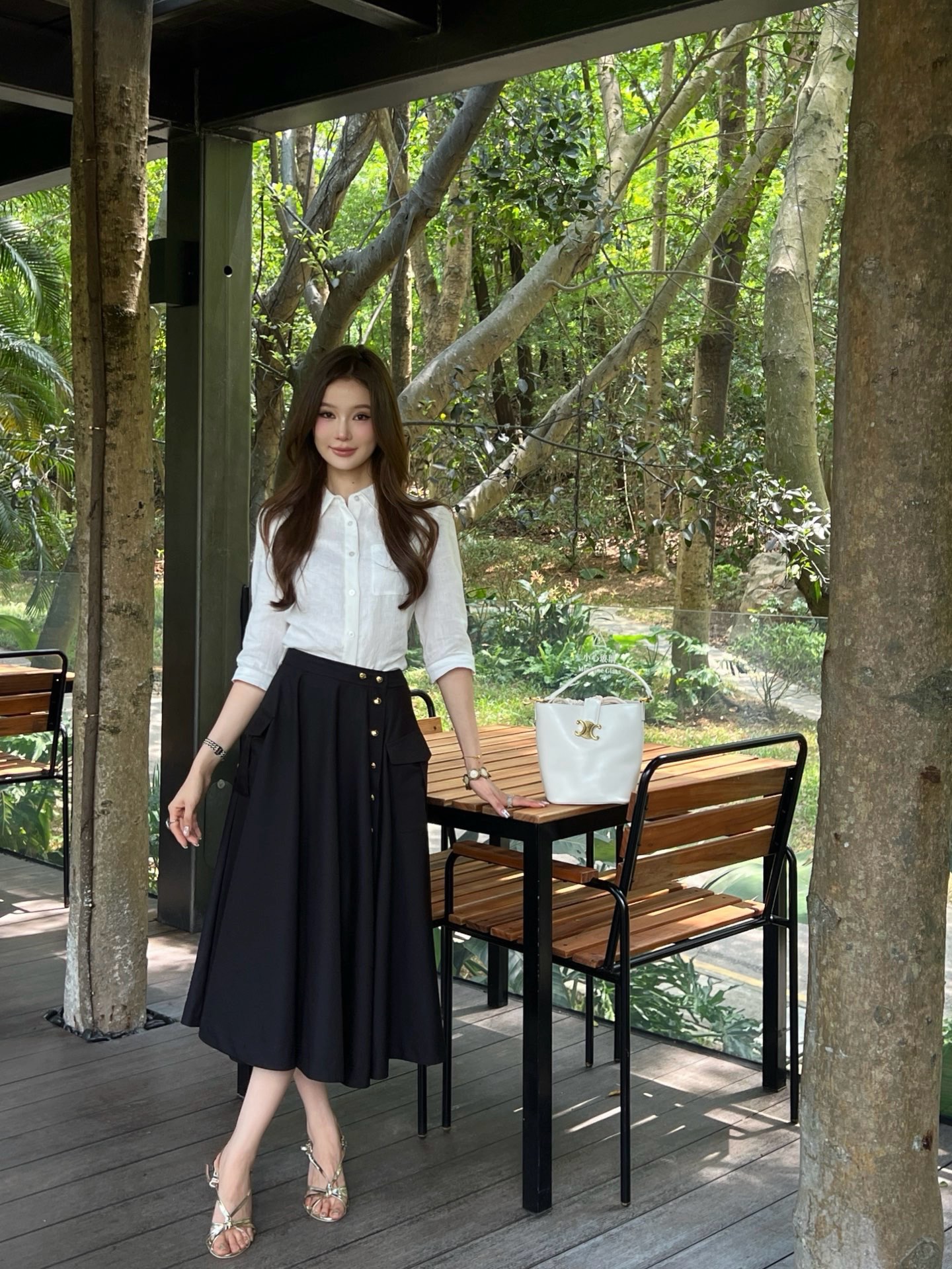 Celi 26ss cargo skirt