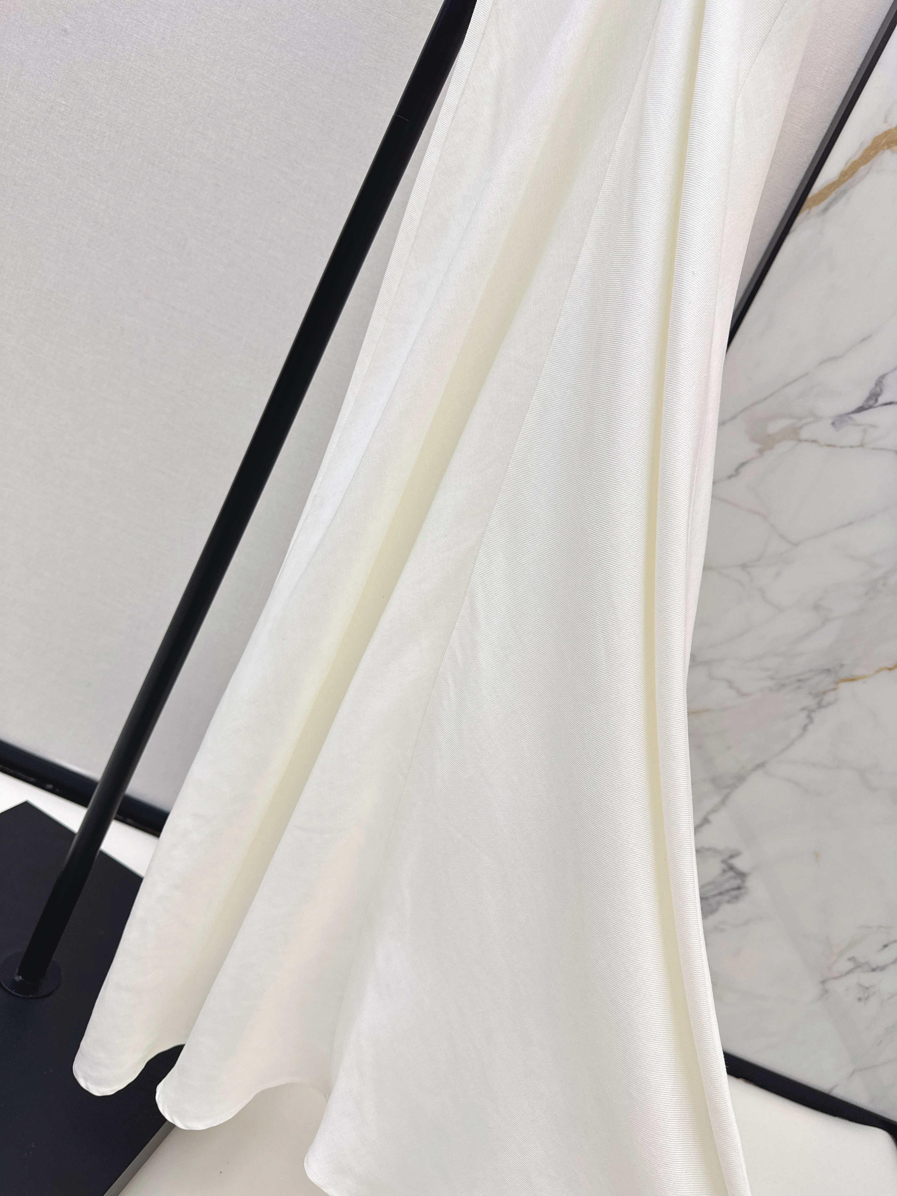 Brun 26ss ruched waist dress