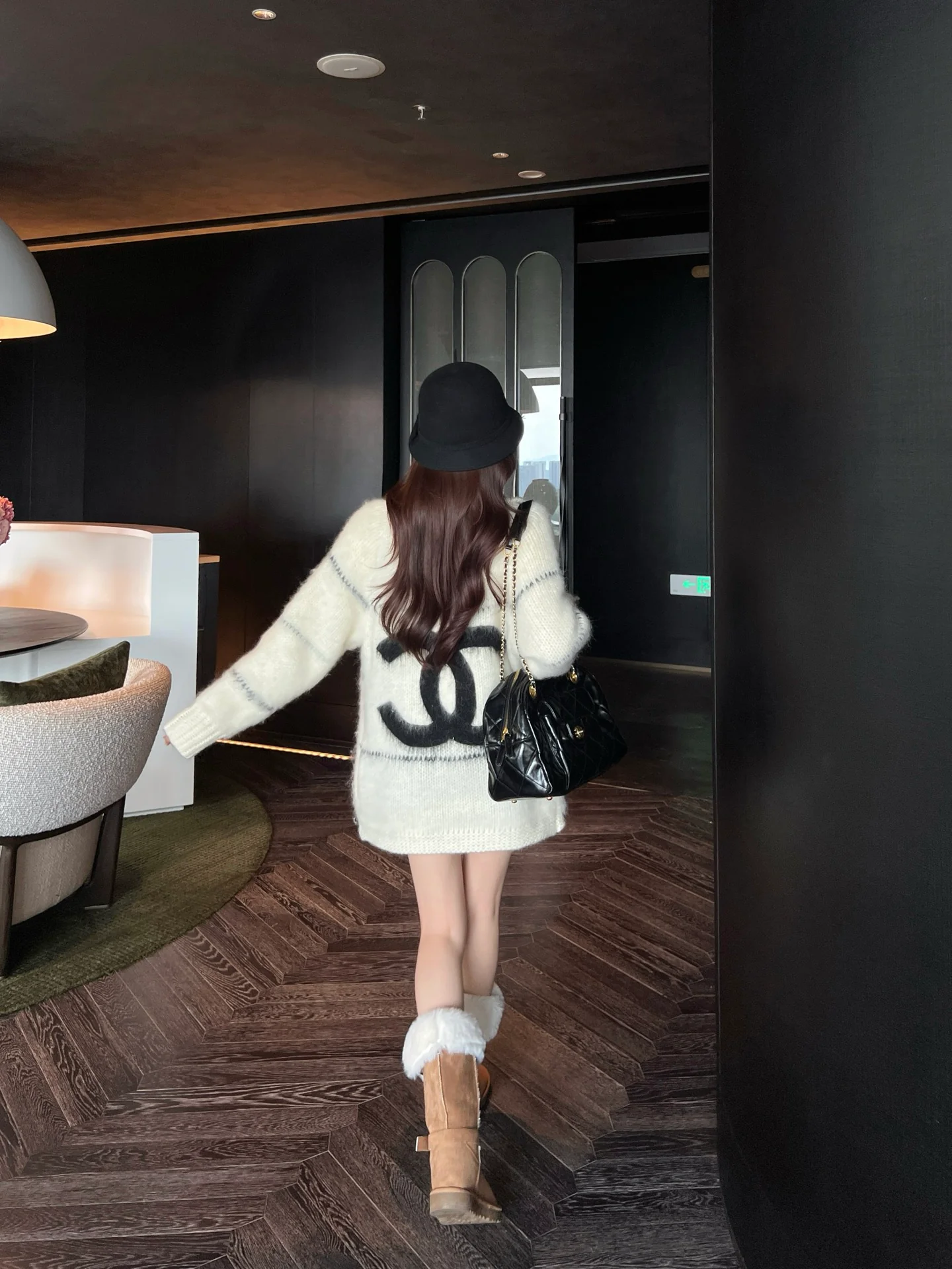 Chan 25fw belted cardigan