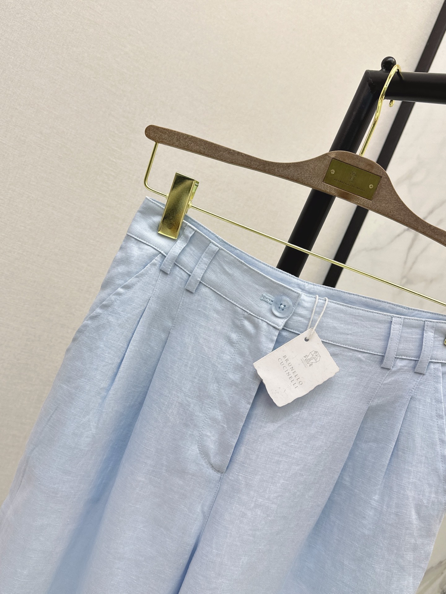 Brun 26ss straight-leg pants
