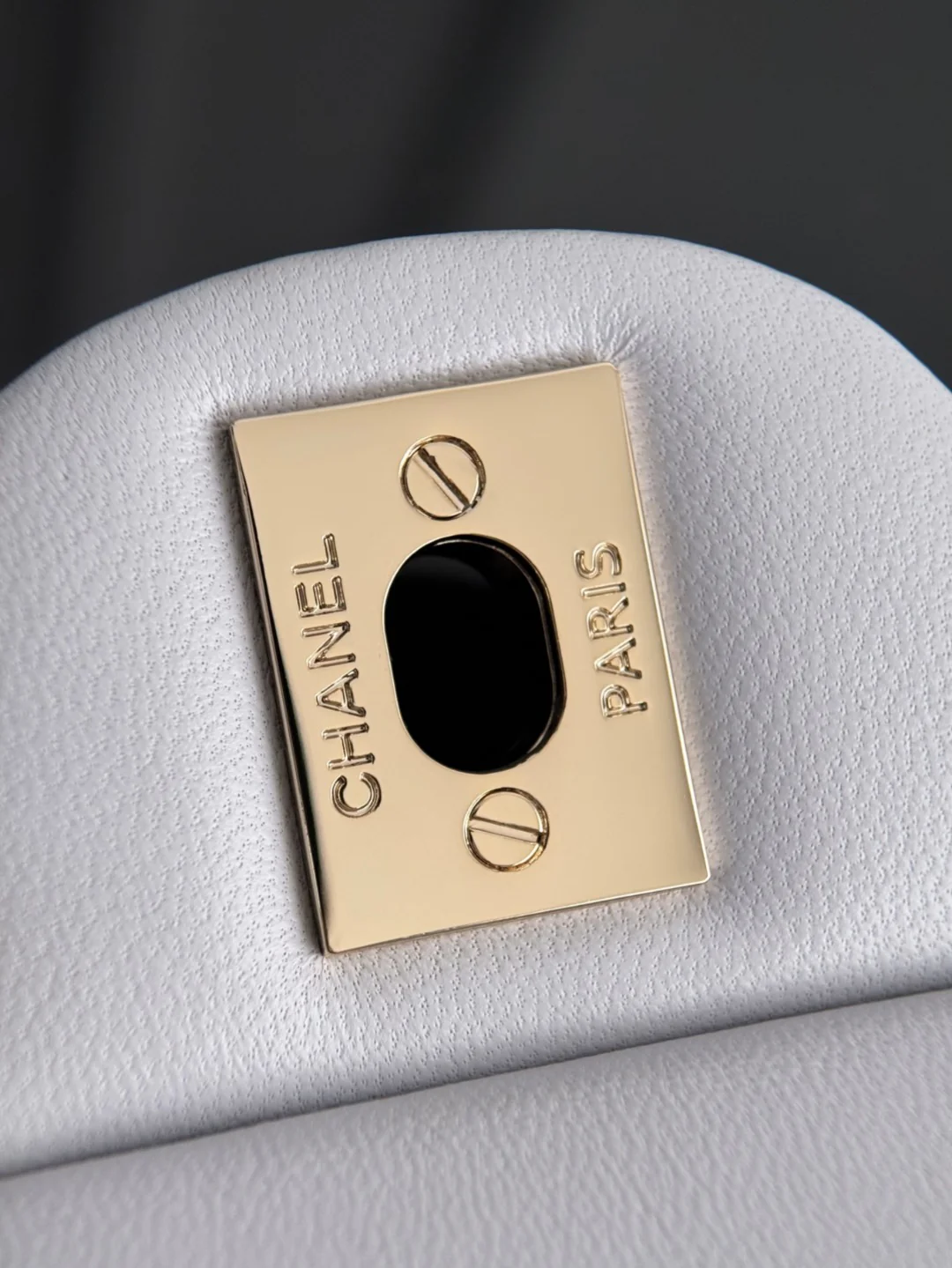 Chan 25P mini flap bag with top handle