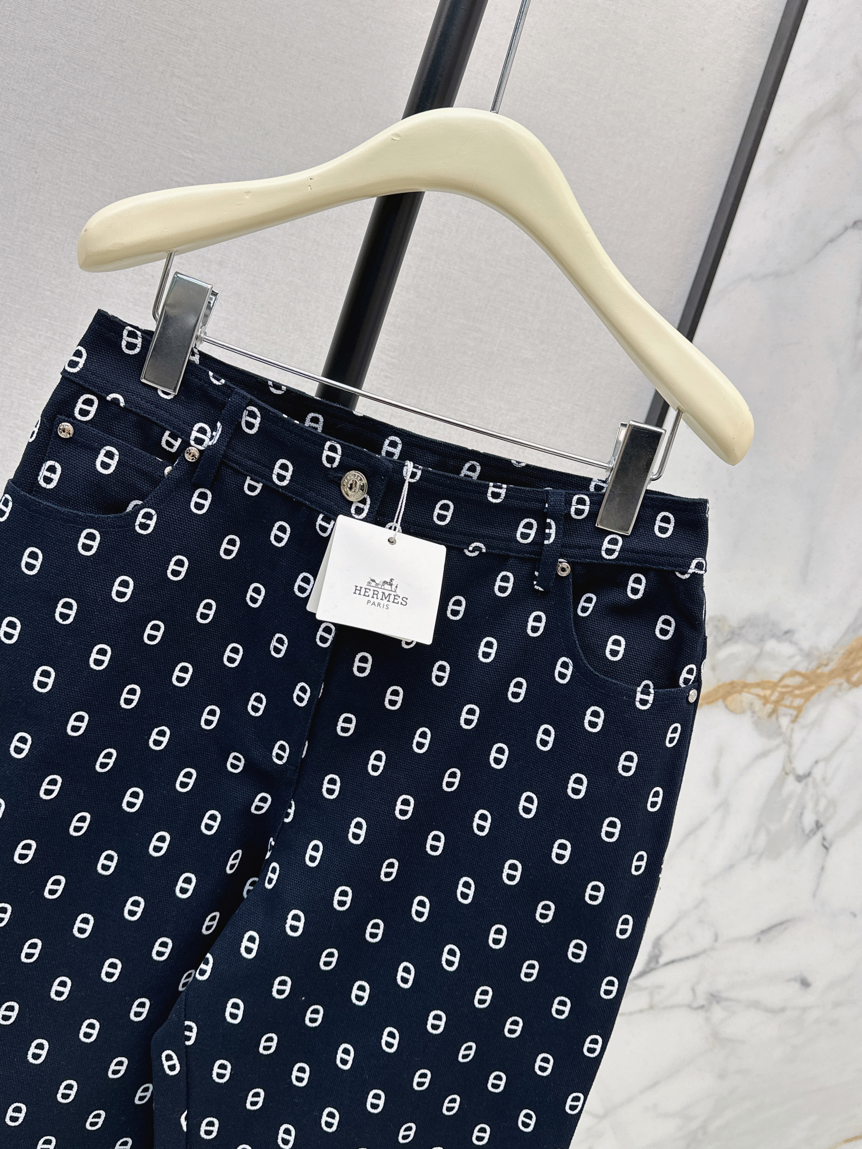 Herm 26ss print jeans