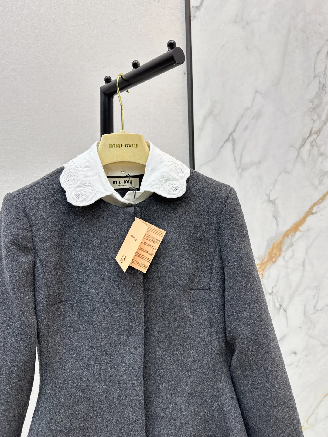 Miu 25fw woolen dress