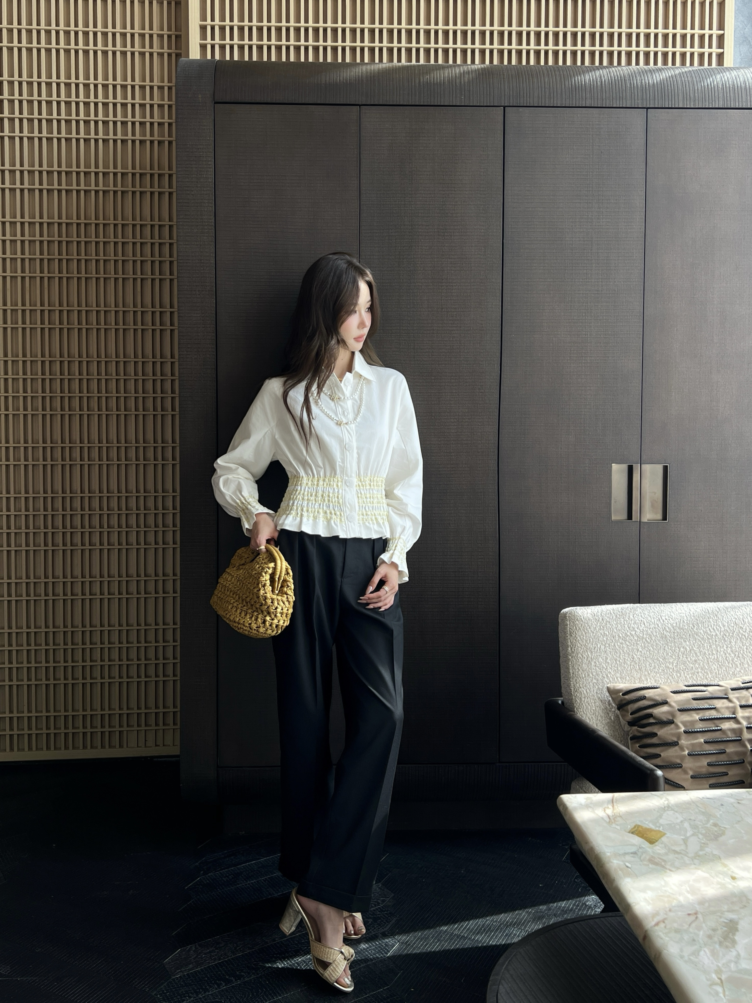 Her 26ss  puff sleeve shirts