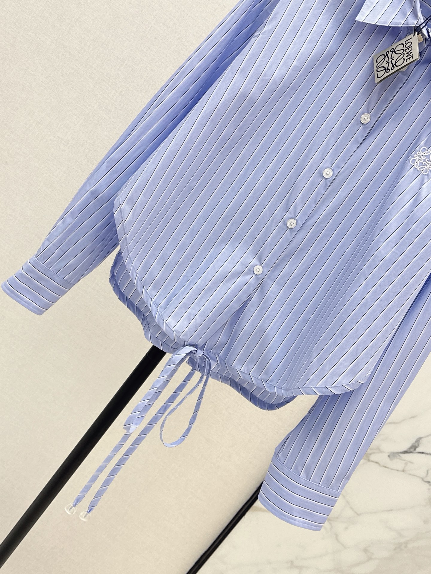 Loe 26ss stripe shirt