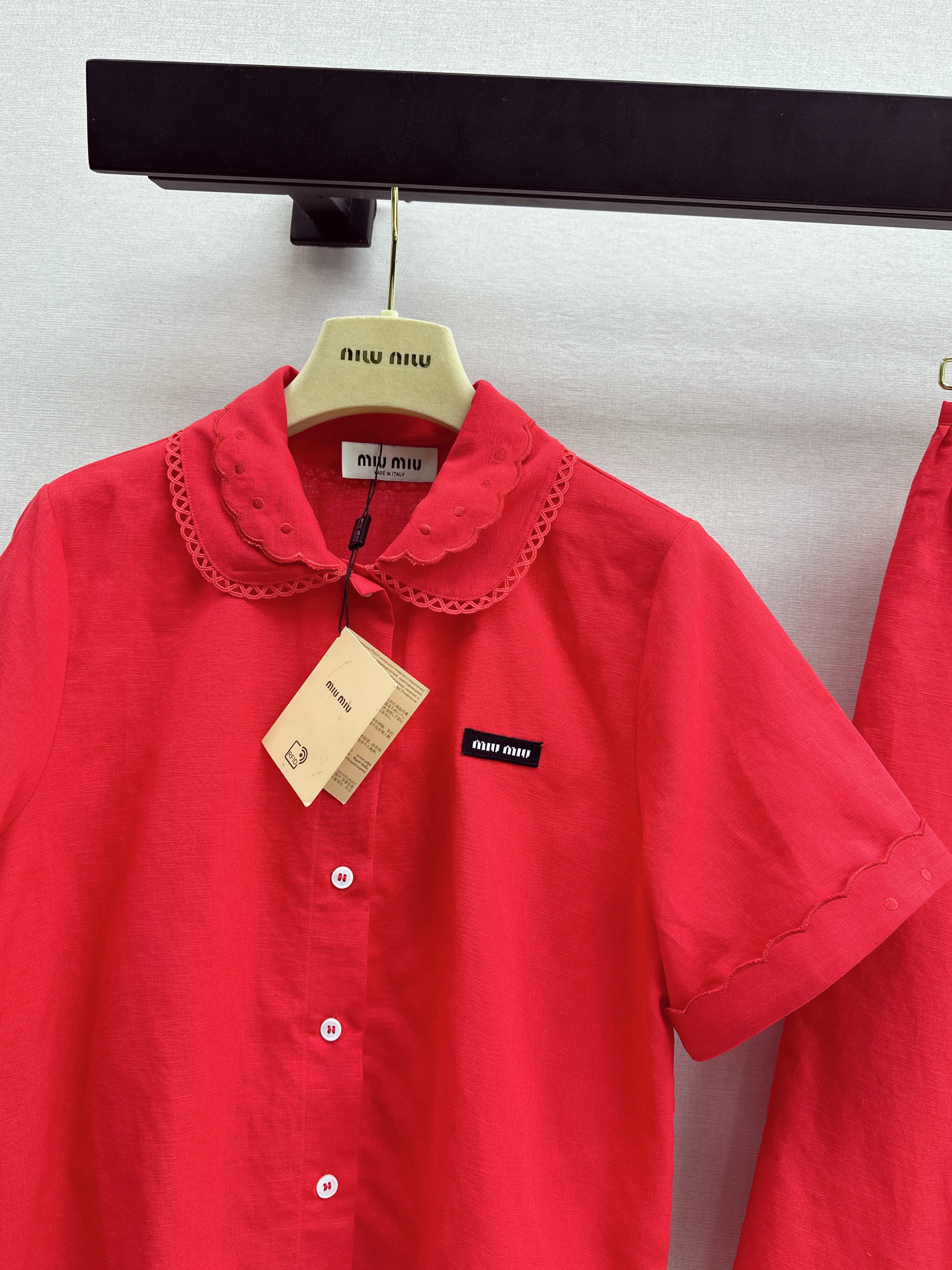 Miu 26ss shirts+skirts outfit sets