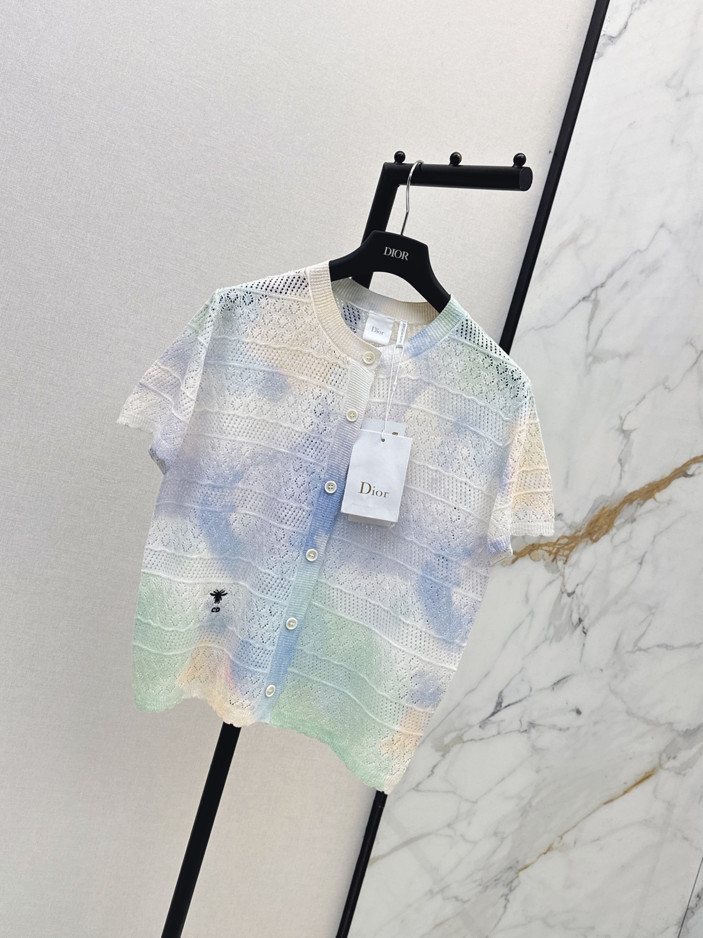 CD 26ss gradient knit cardigan