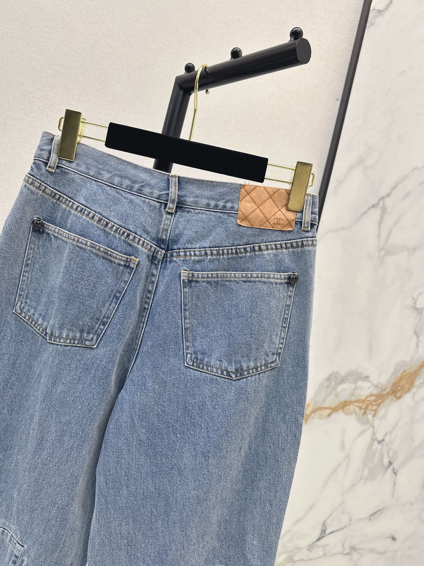 Chan 25fw cargo denim pants
