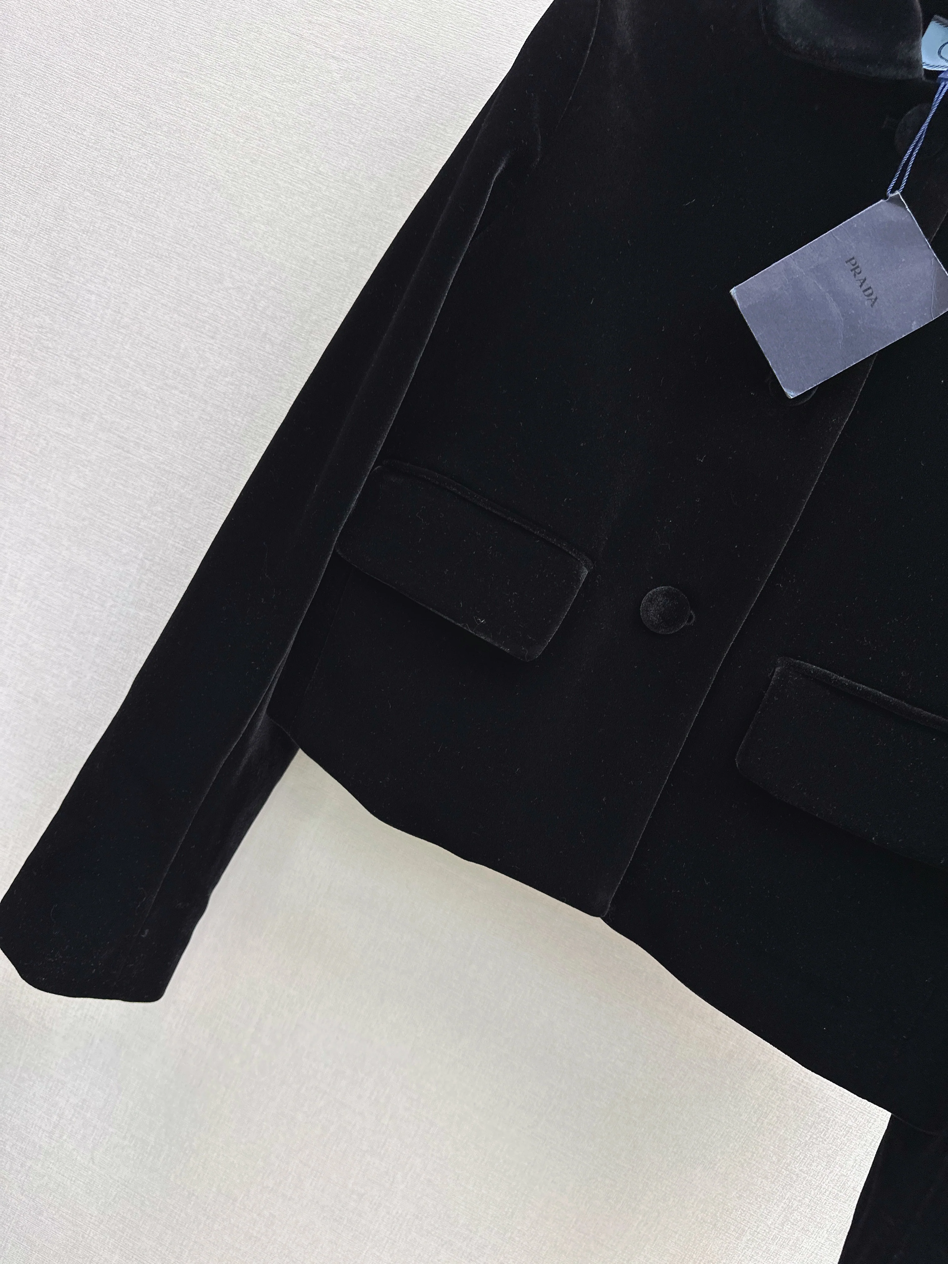 Prad 26ss velvet jacket