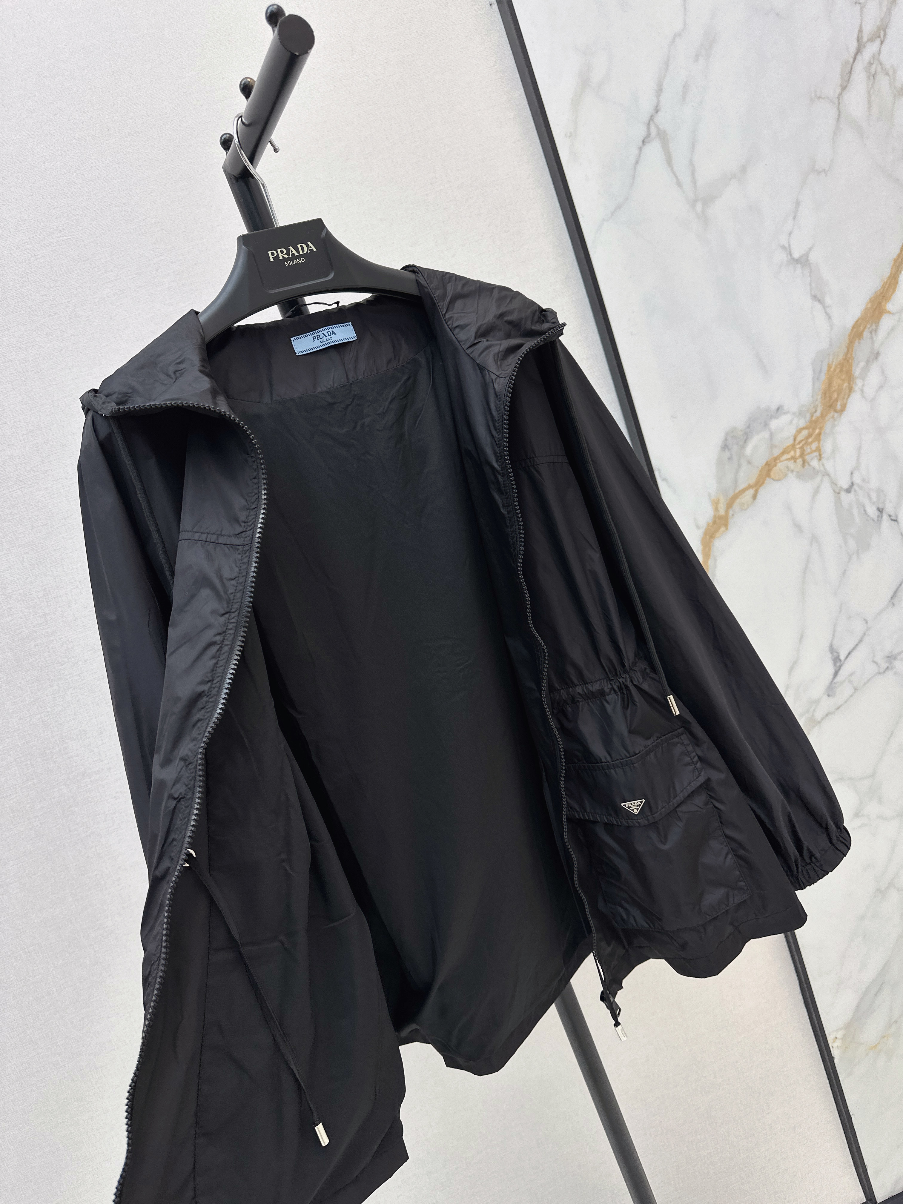 Pra 26SS Hooded Windbreaker Jacket