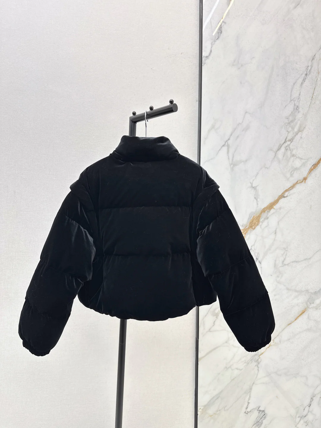 Pra 25fw velvet detachable down jacket