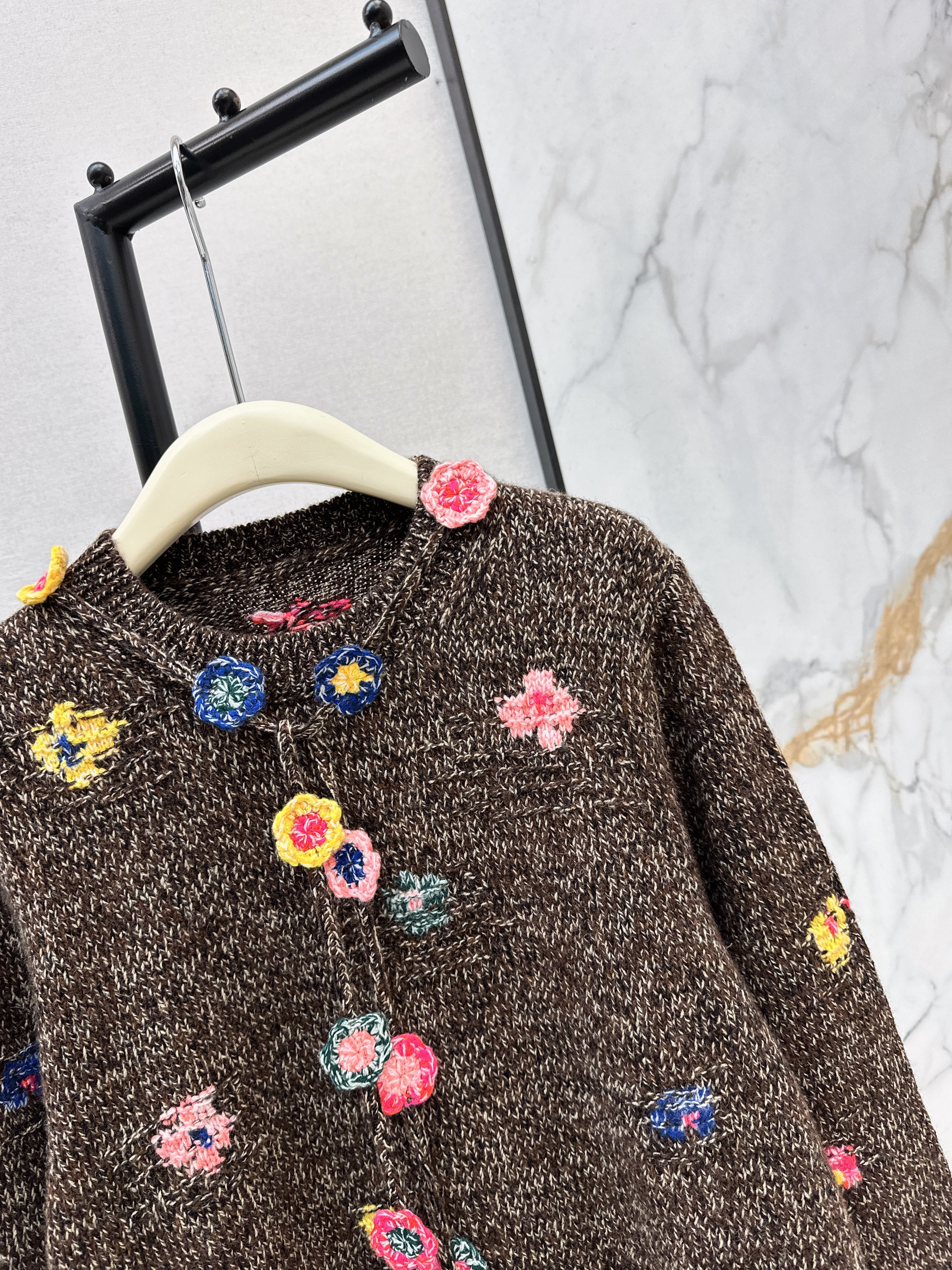 Erdo 26ss jacquard sweater