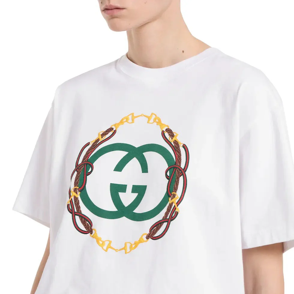 Gucc 26ss print t-shirts
