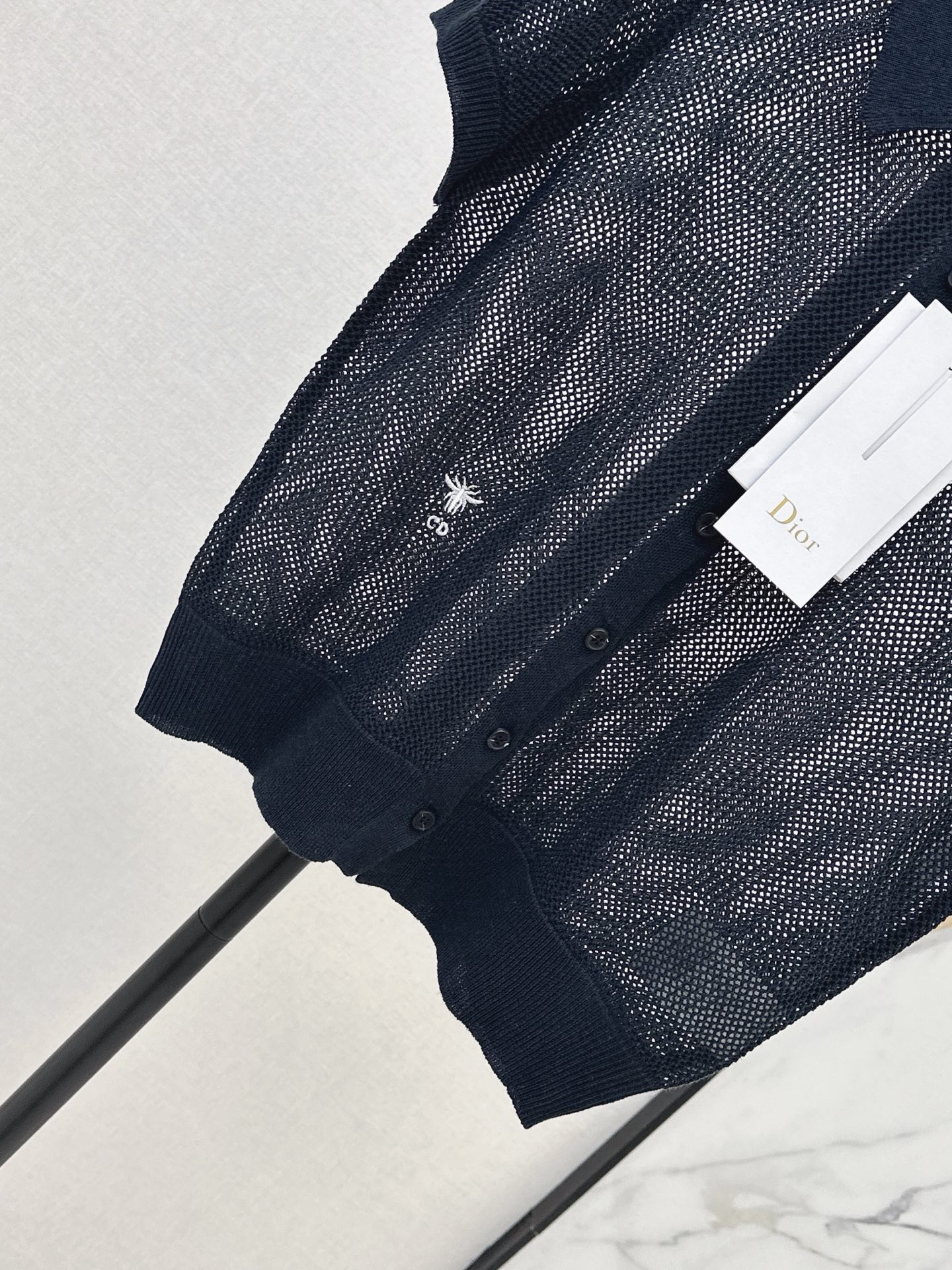 CD 26ss hollow knit polo