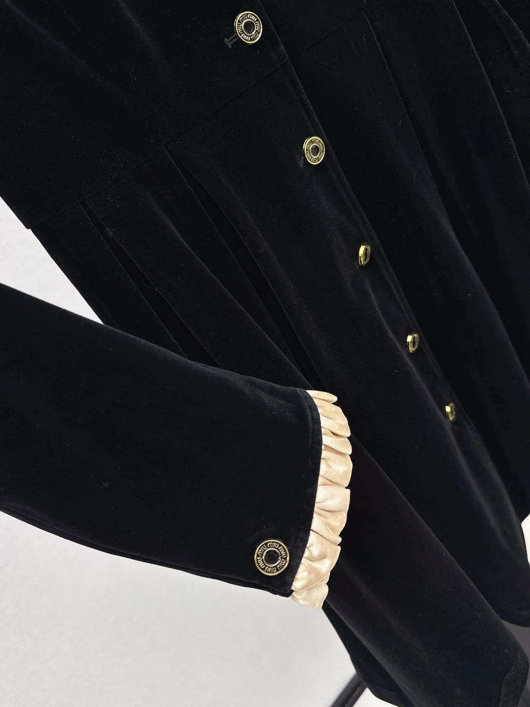 Miu 25fw velvet dress