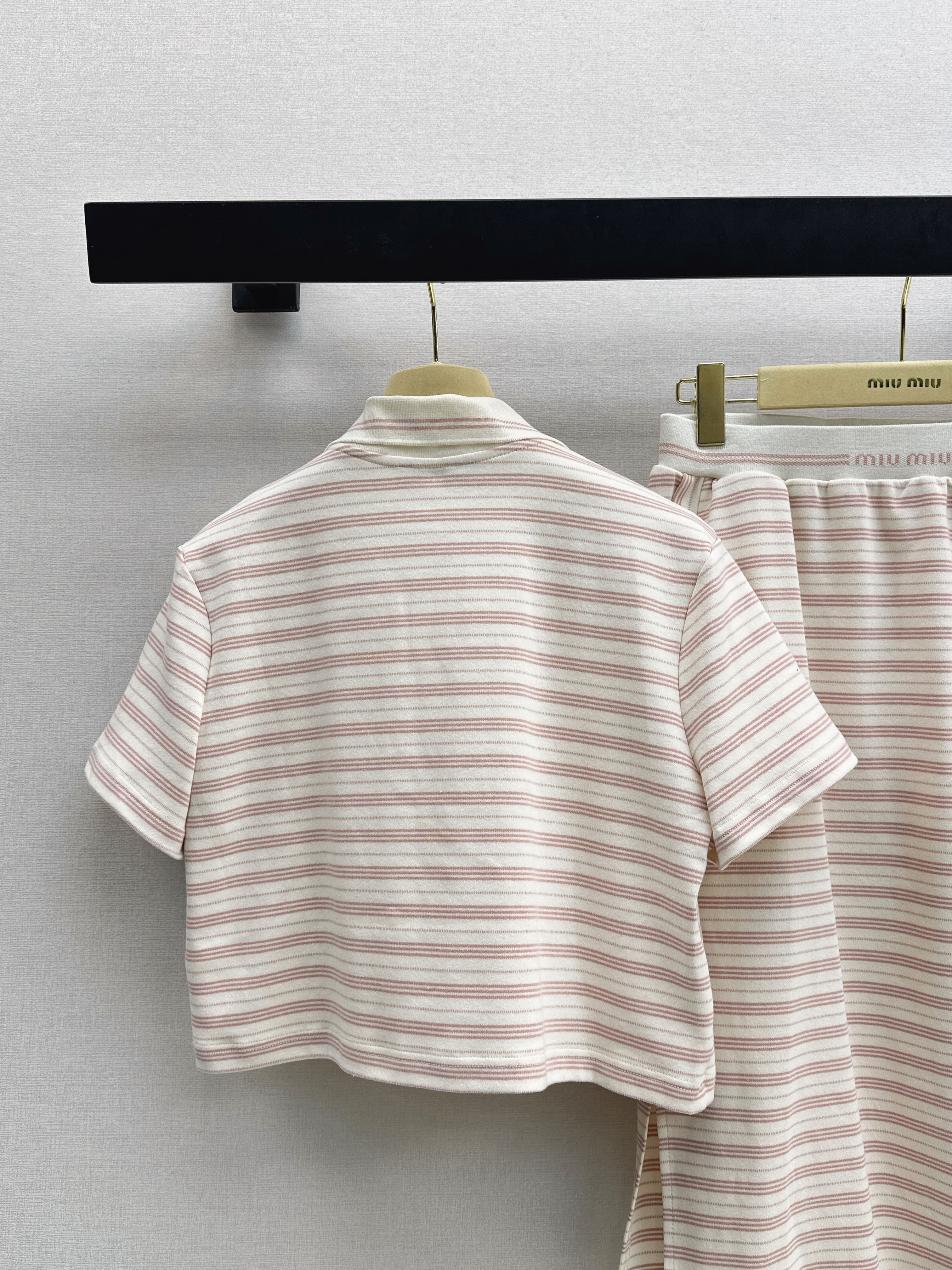 Miu 26ss stripe outfit sets