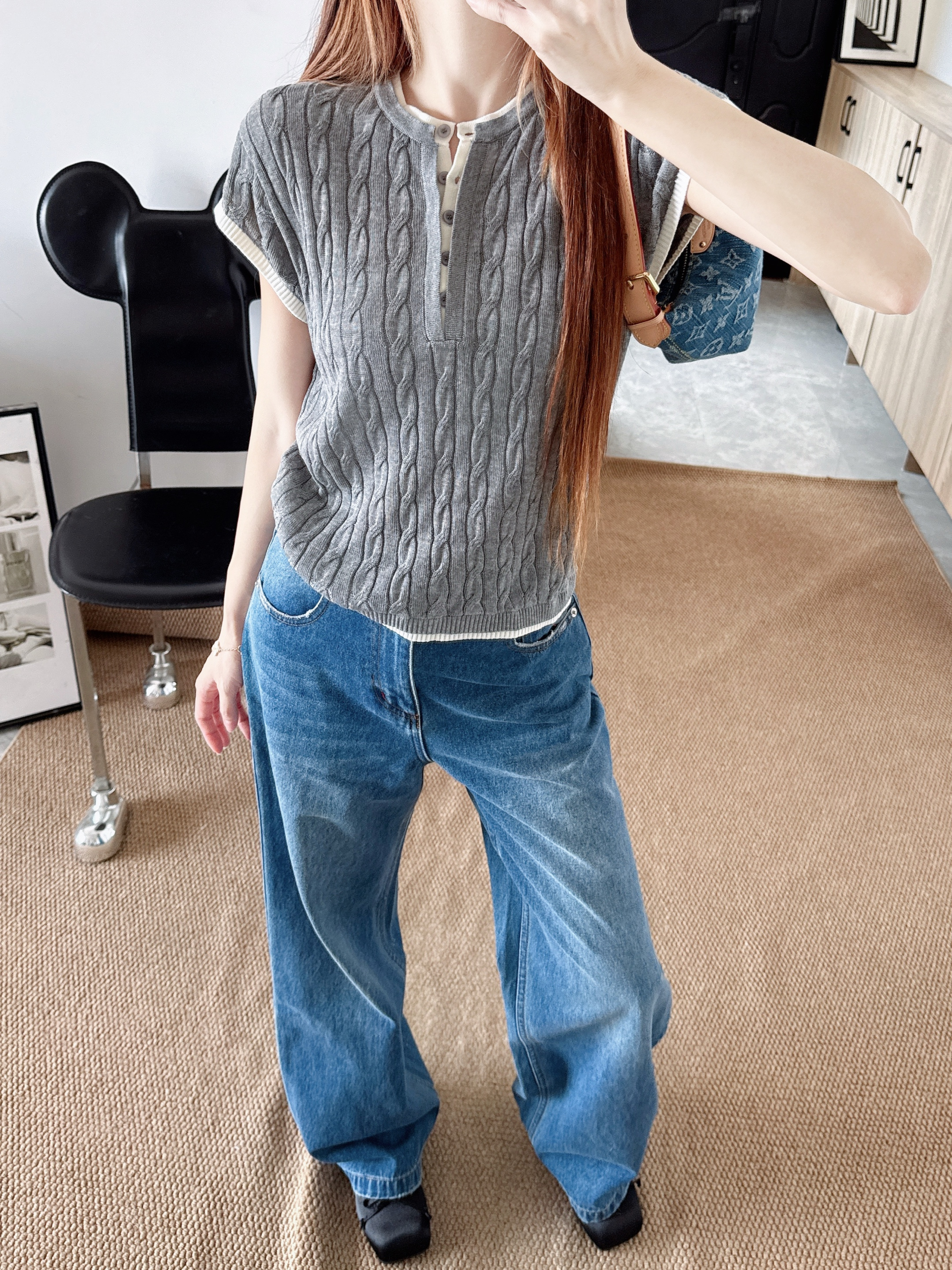 Ralp 26ss sleeveless knitwear