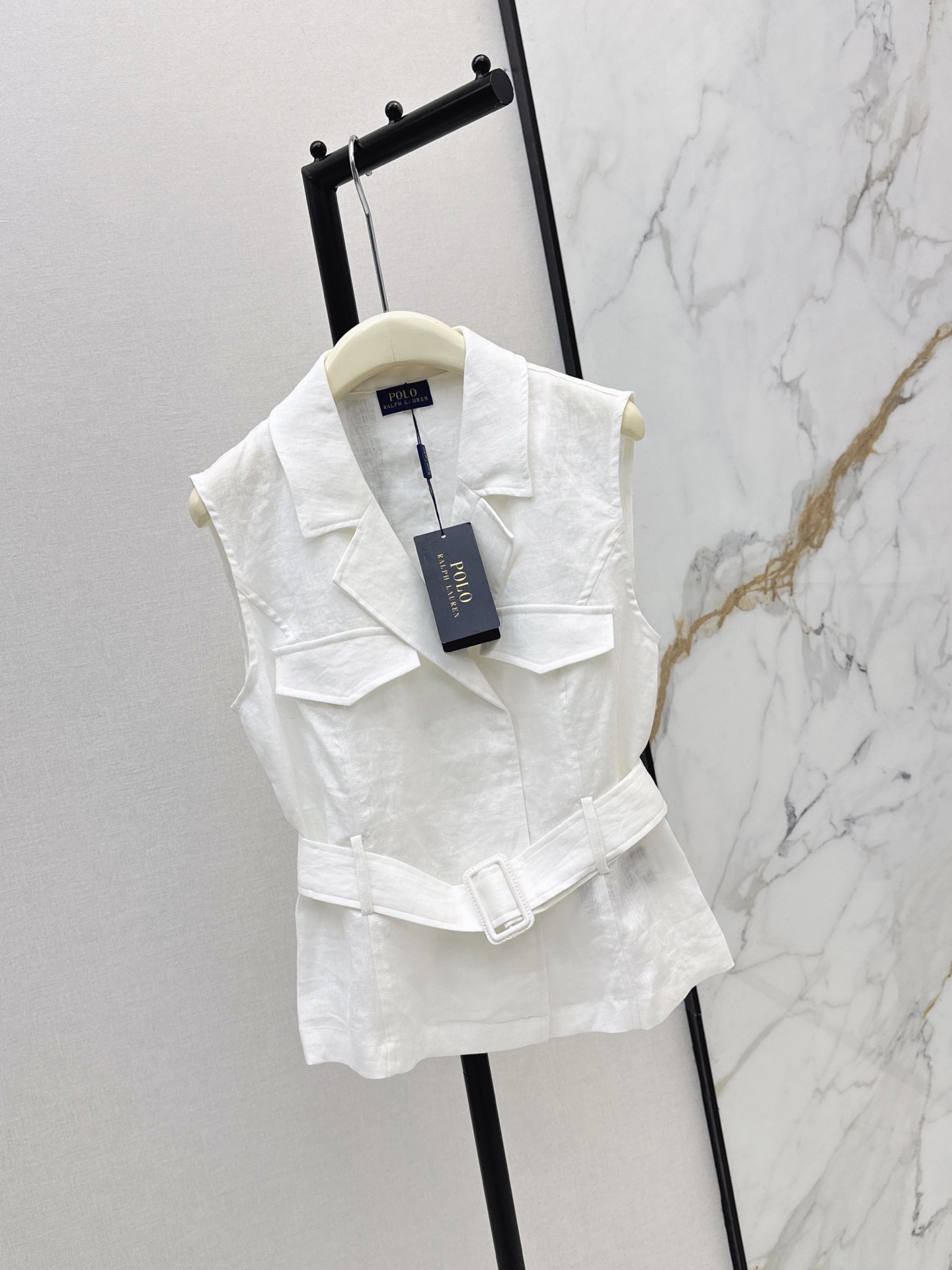 Ralp 26ss linen vest jacket
