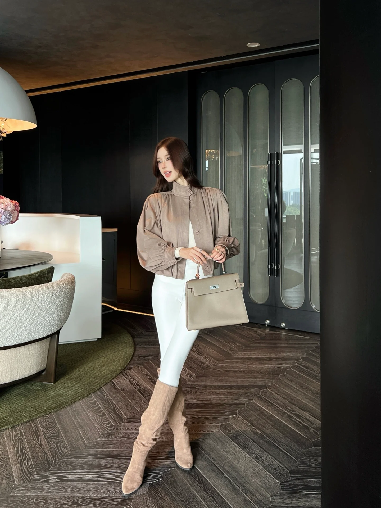 Chol 26ss suede jacket