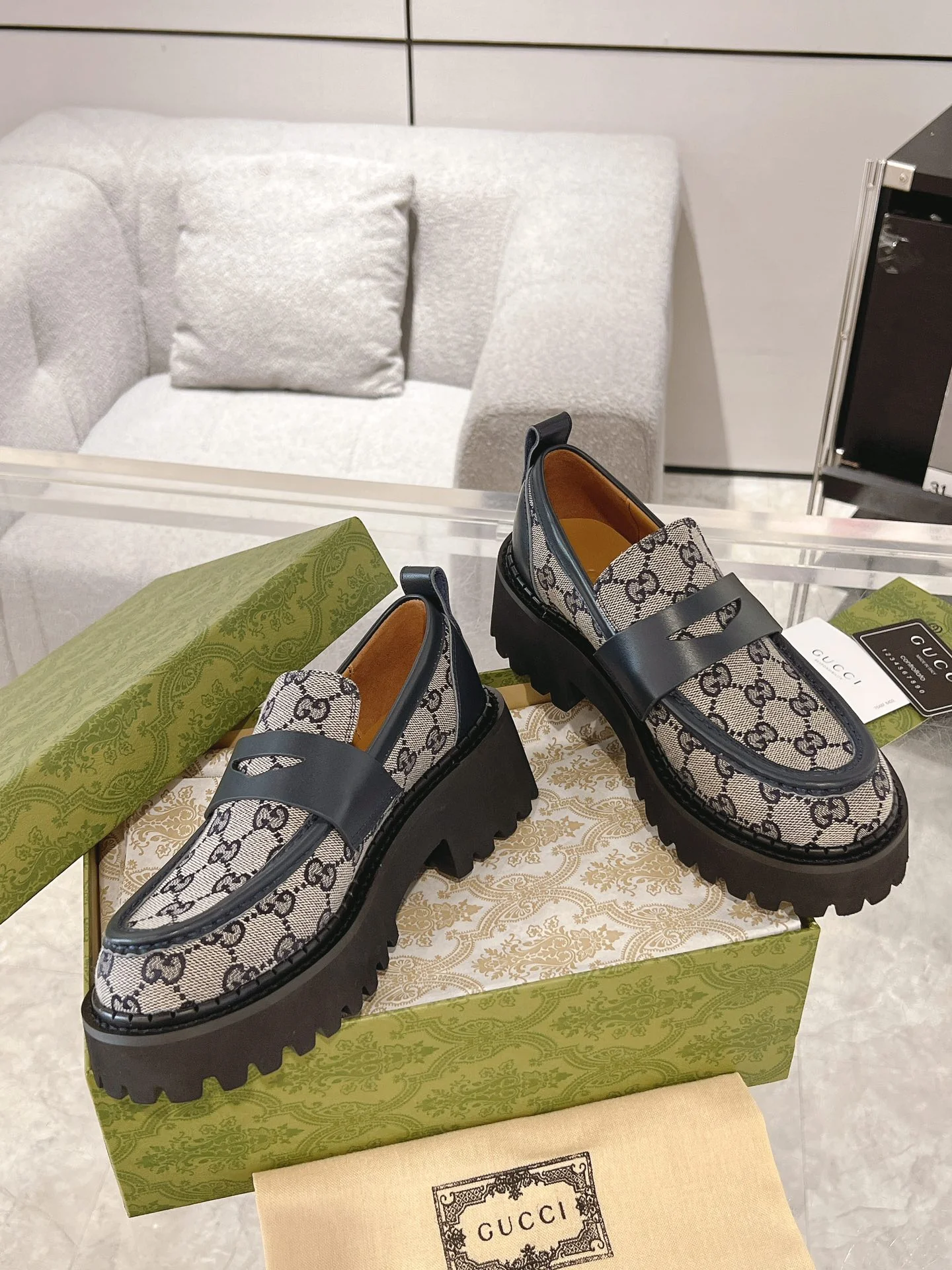 Cucc 25fw platform loafer shoes