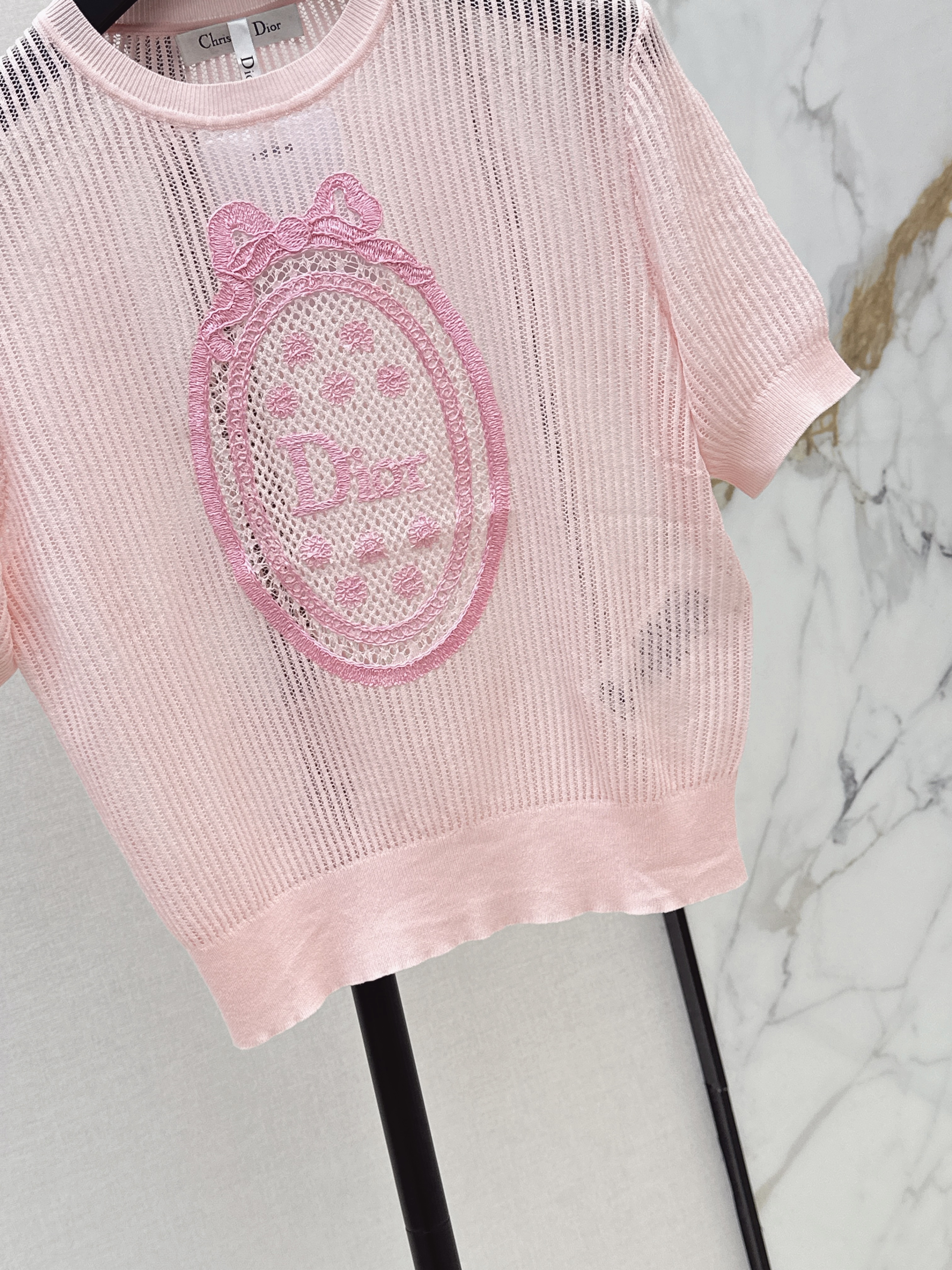 CD 26ss hollow knit top