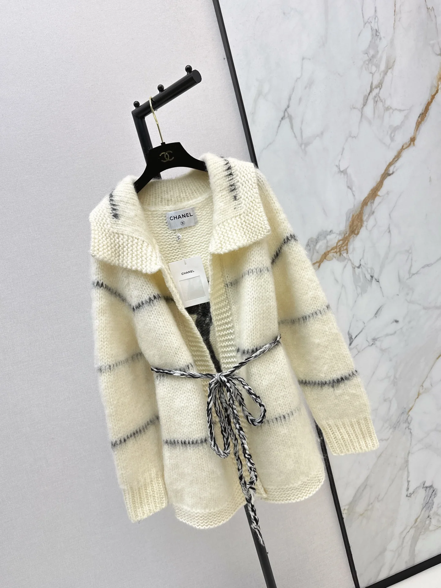 Chan 25fw belted cardigan