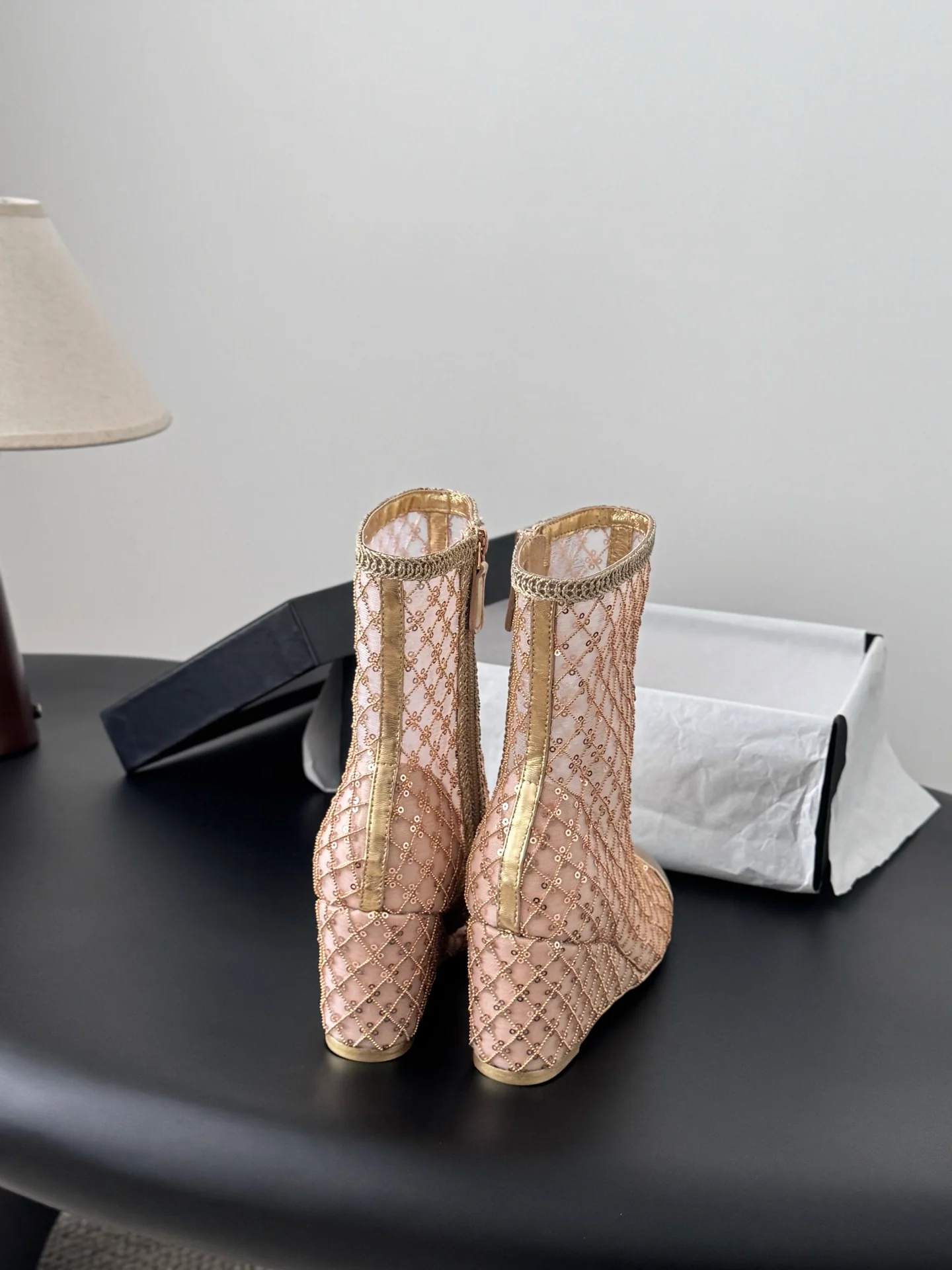 Chan 26ss wedge boots
