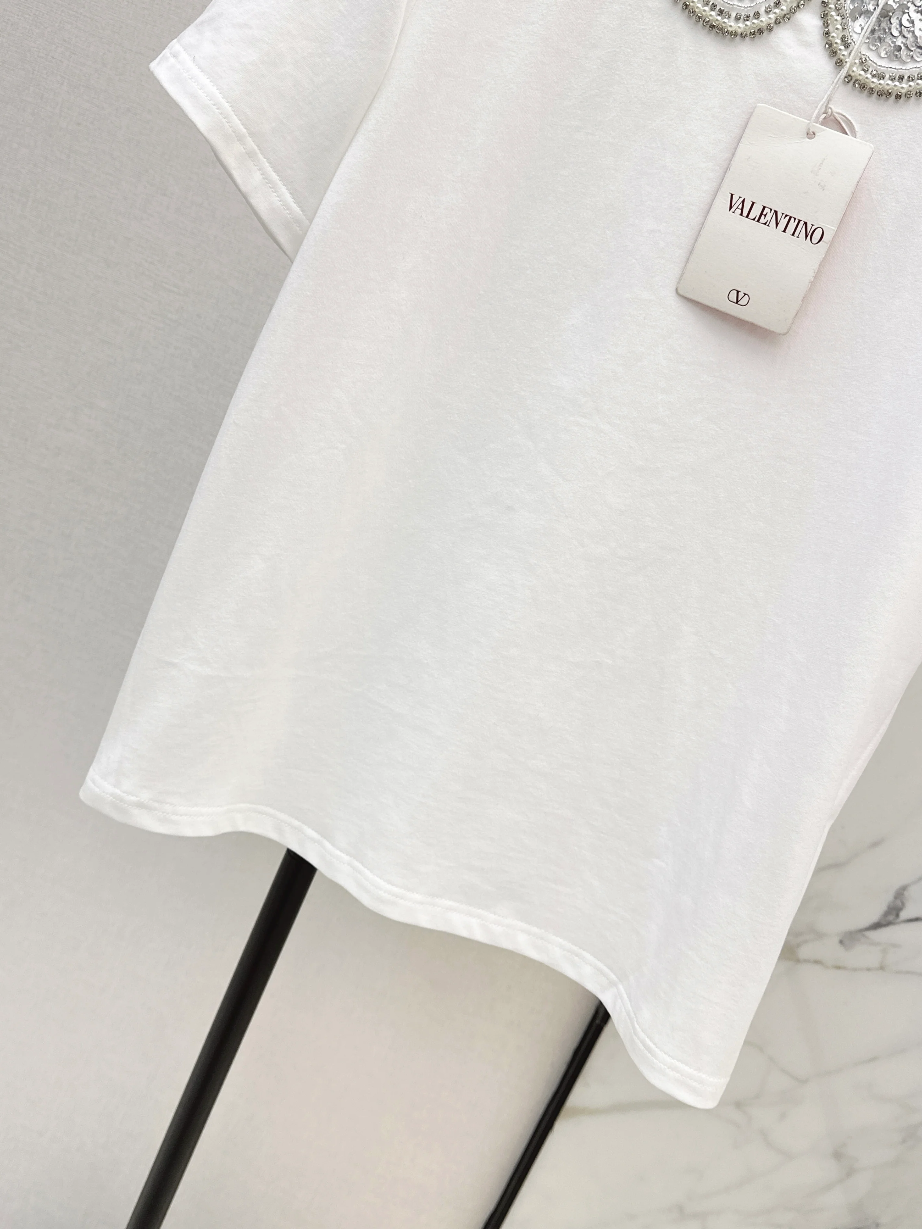 Valen 26ss embroidery sequins t-shirts