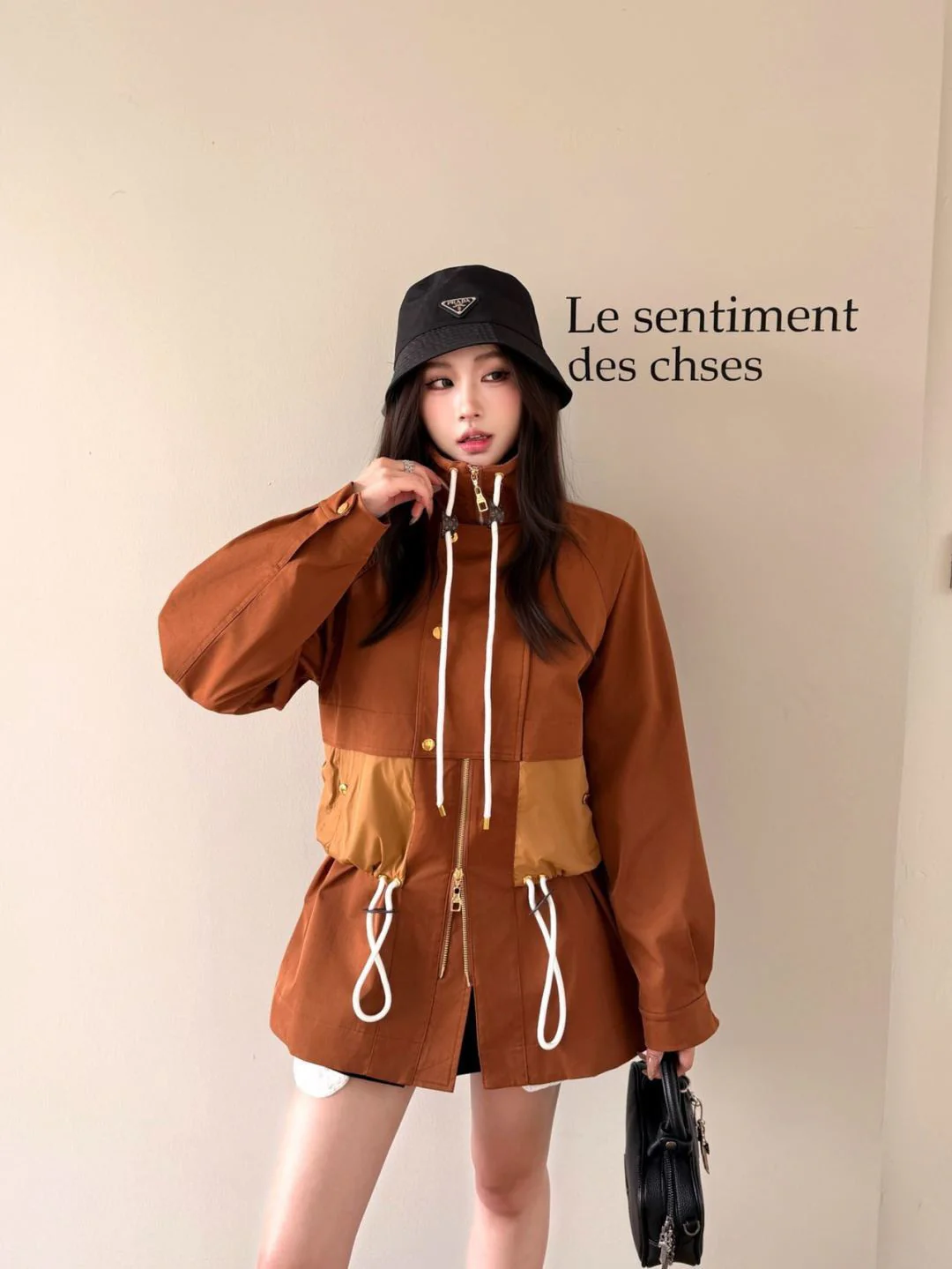 Louis 26ss drawstring trench coats