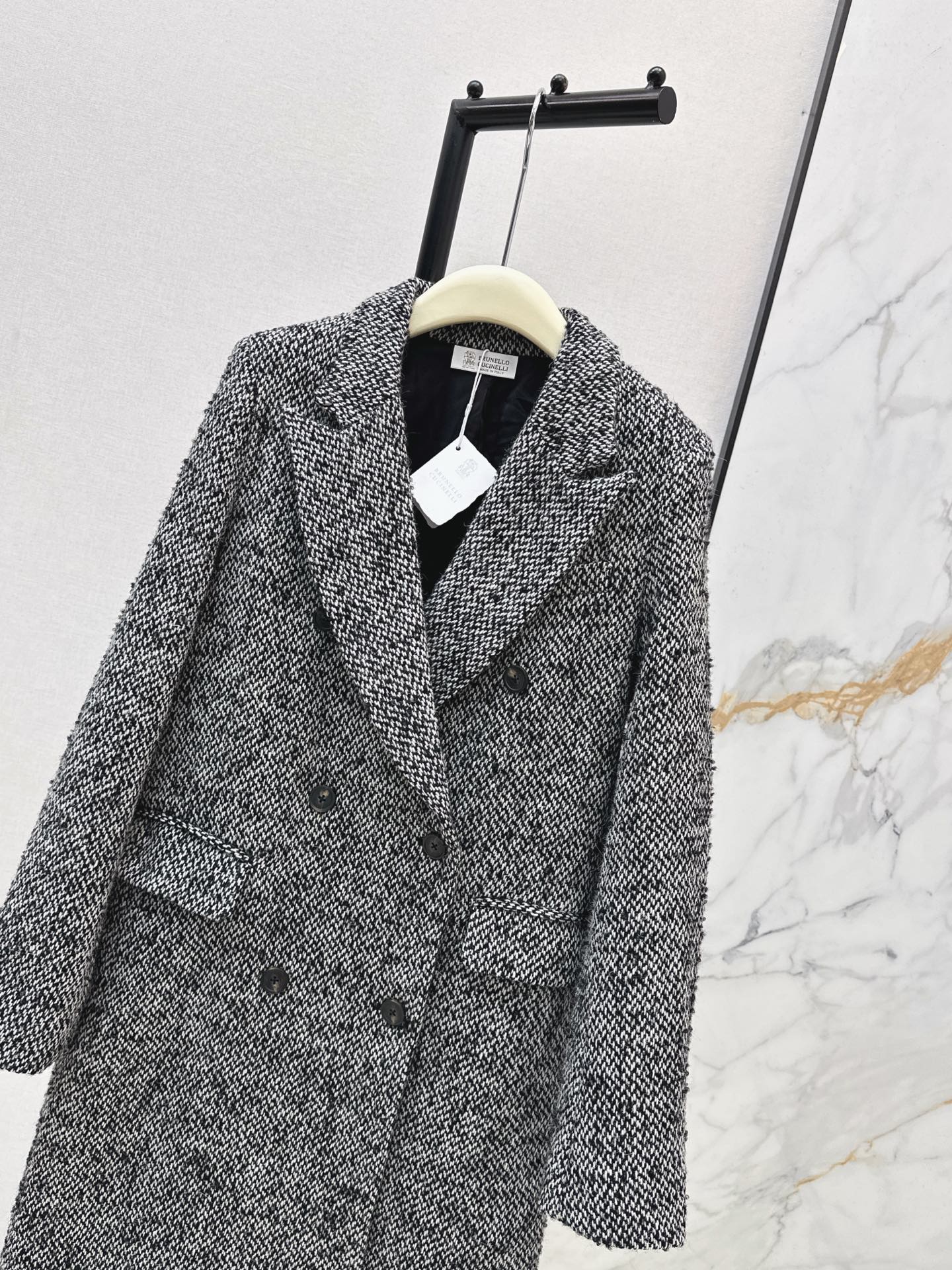 Brun 25fw tweed overcoats