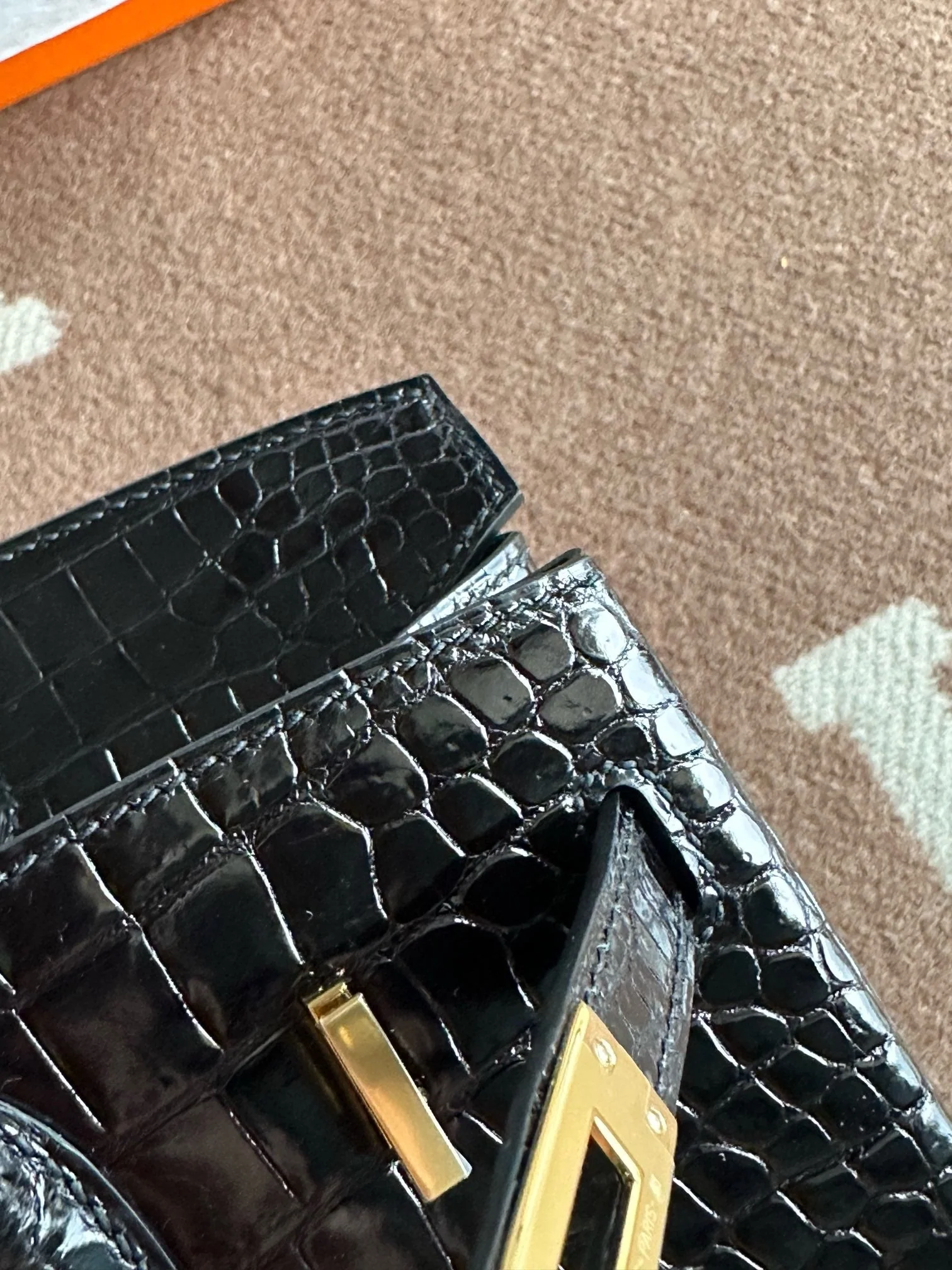 H crocodile handmade